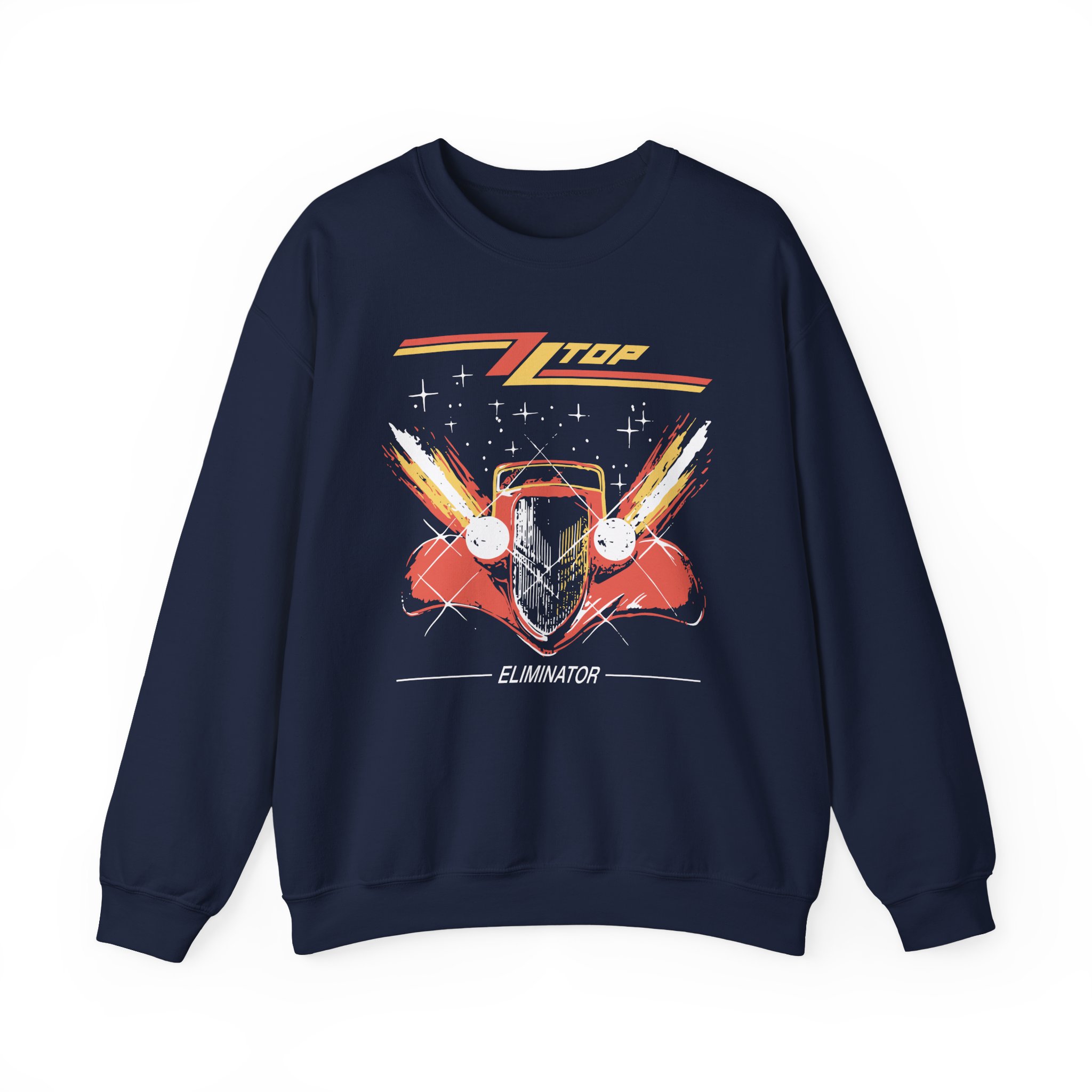 Zz Top Eliminator Illustrated Unisex Heavy Blendâ„¢ Crewneck Sweatshirt
