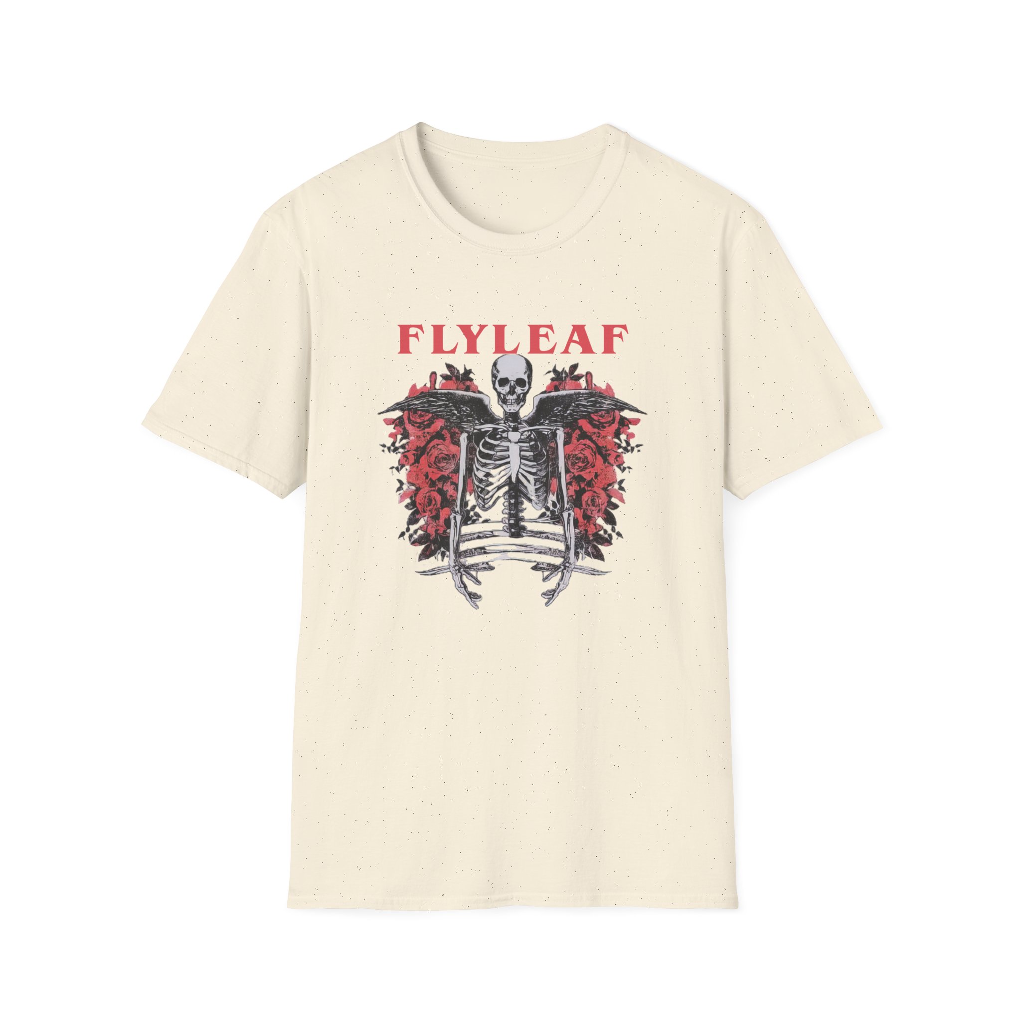 Flyleaf Skeleton Angel Unisex Softstyle T-Shirt