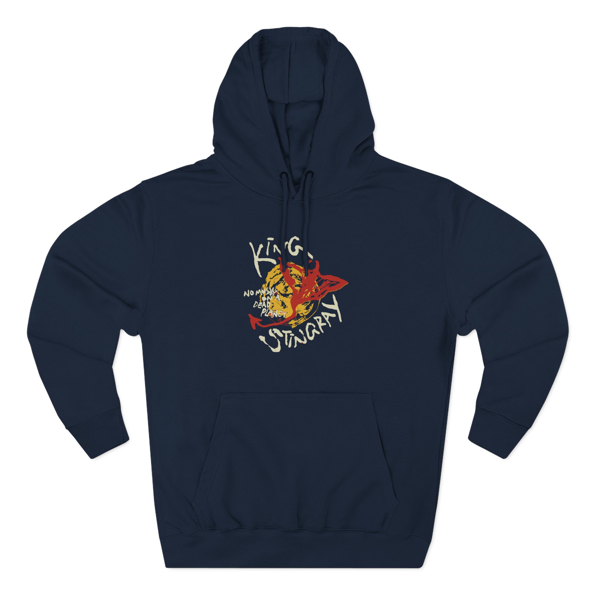 King Stingray No Music on a Dead Planet Three-Panel Fleece Hoodie