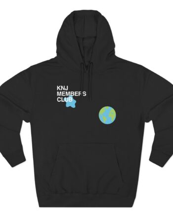 KNJ Members Club Three-Panel Fleece Hoodie
