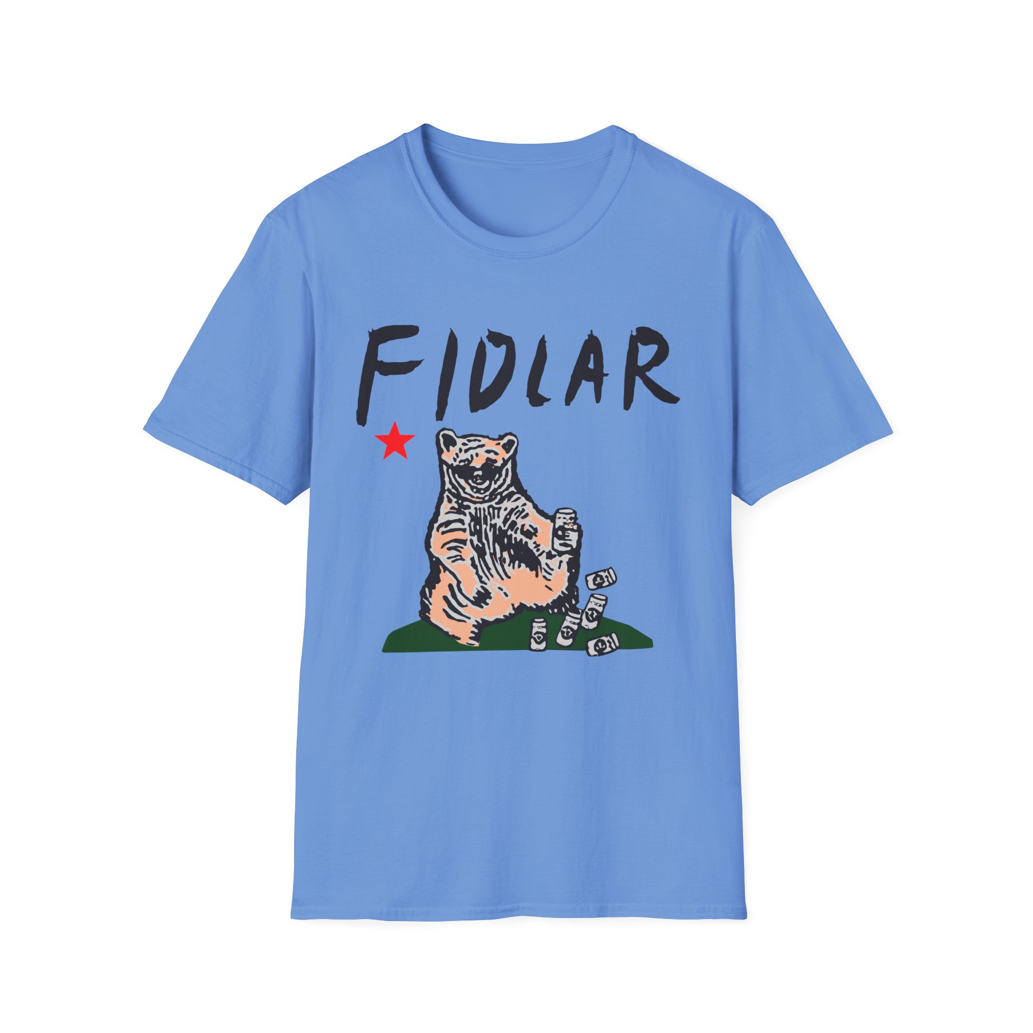 California Bear Drink Cheap Beer Fidlar Unisex Softstyle T-Shirt