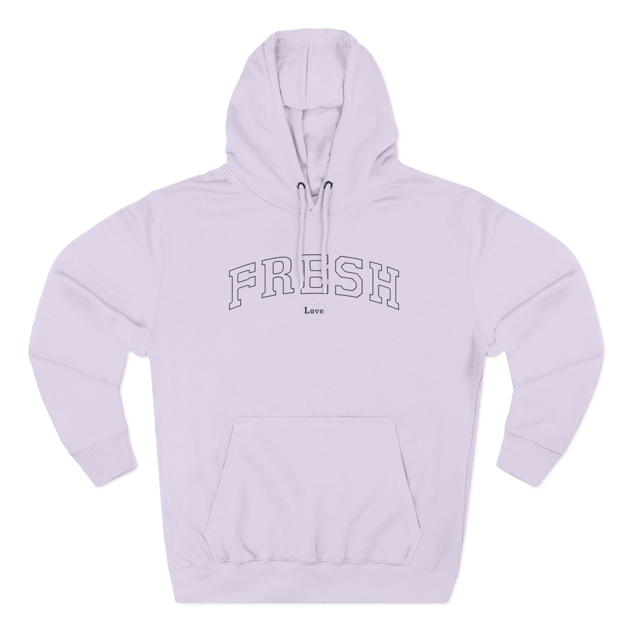 Fresh Love Varsity Three-Panel Fleece Hoodie