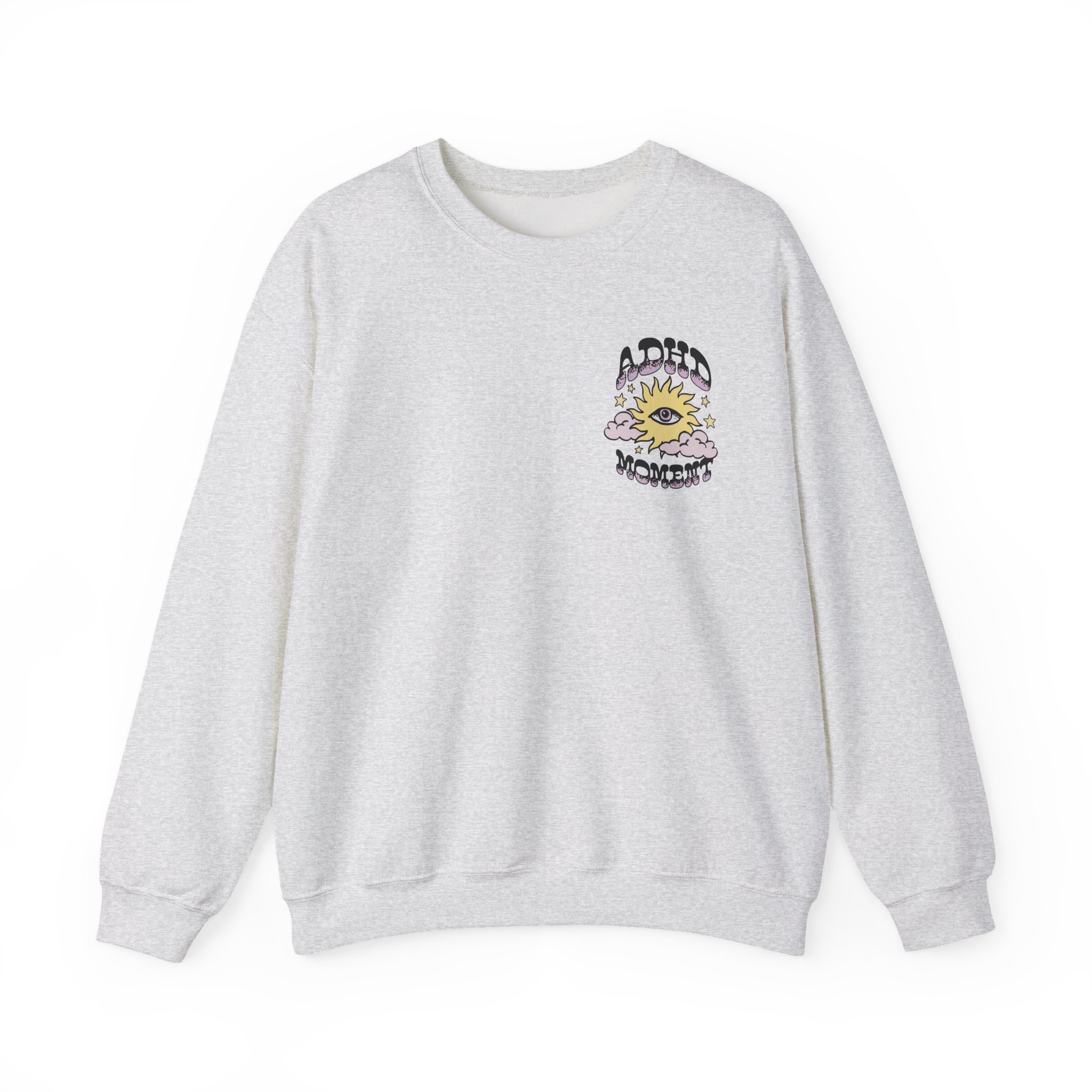 Kallmekris Adhd Moment Unisex Heavy Blendâ„¢ Crewneck Sweatshirt