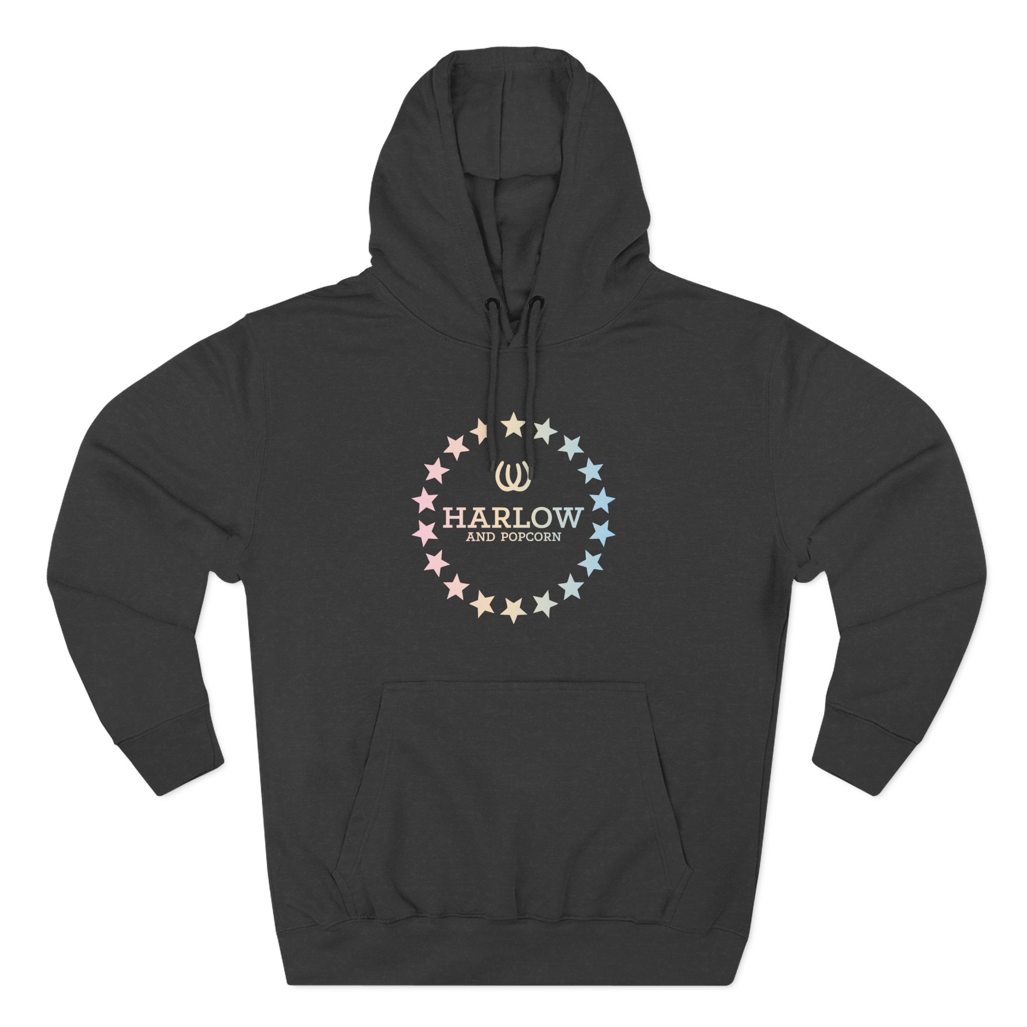 Harlow and Popcorn Three-Panel Fleece Hoodie