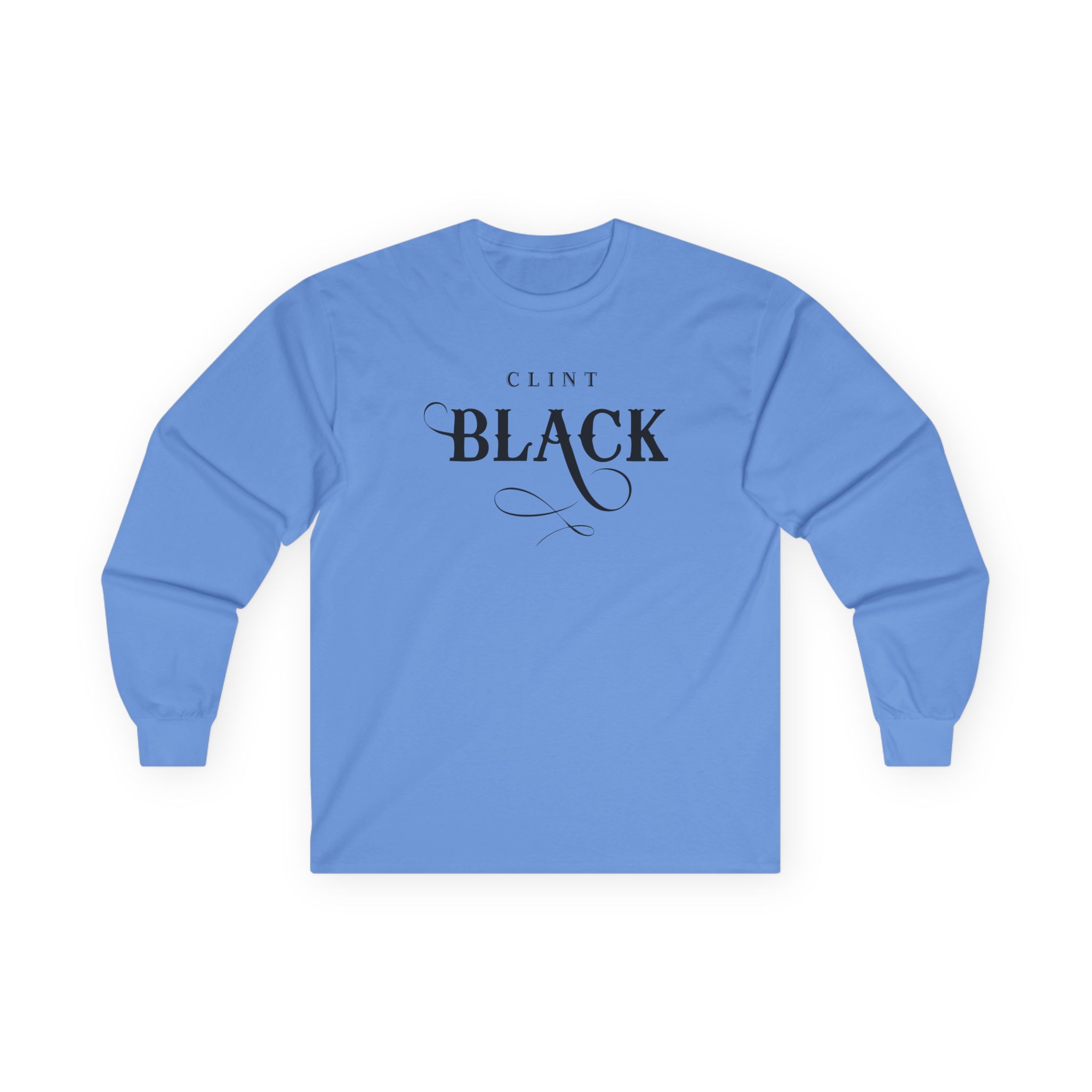 Clint Black Logo Espresso Unisex Ultra Cotton Long Sleeve Tee