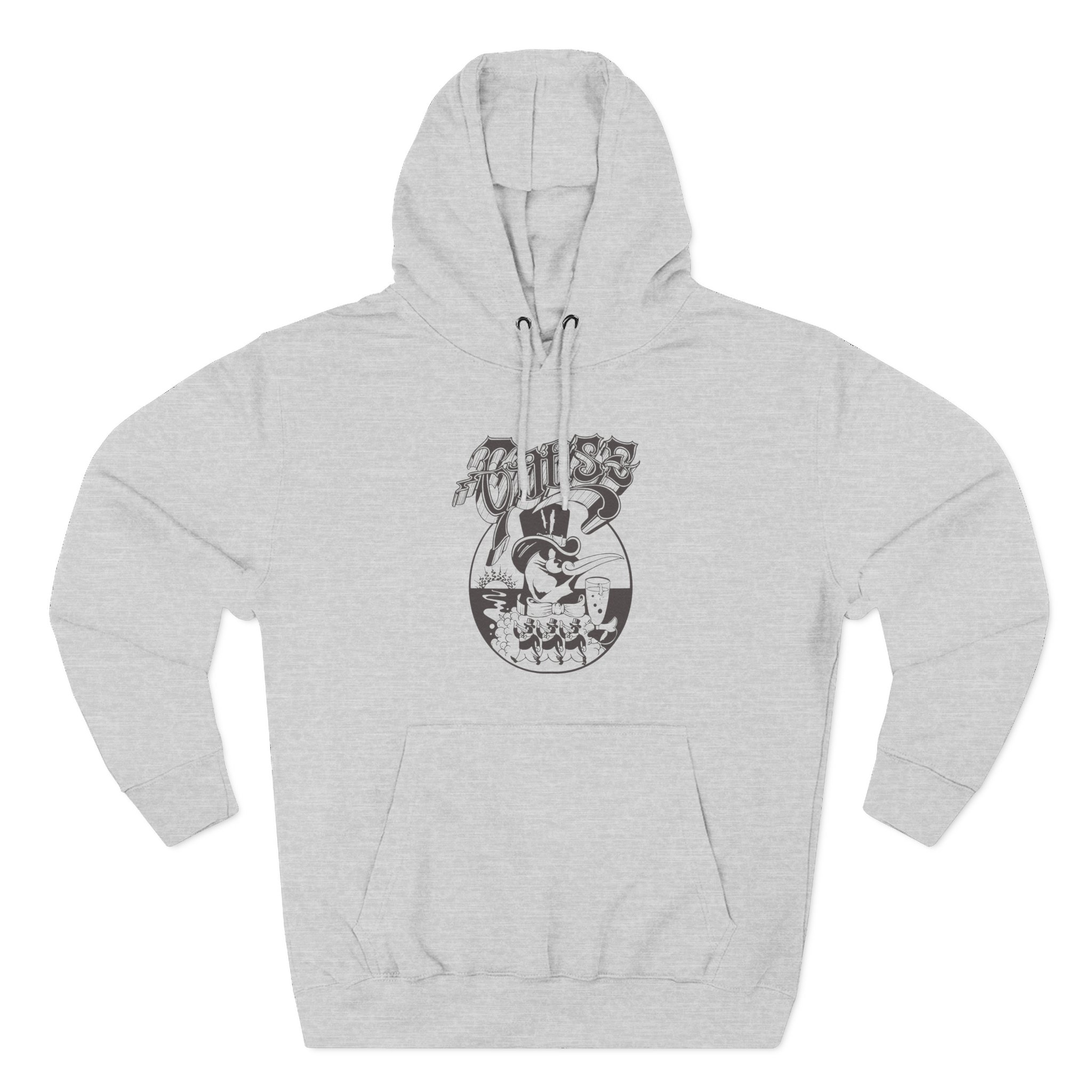 Goose Three-Panel Fleece Hoodie