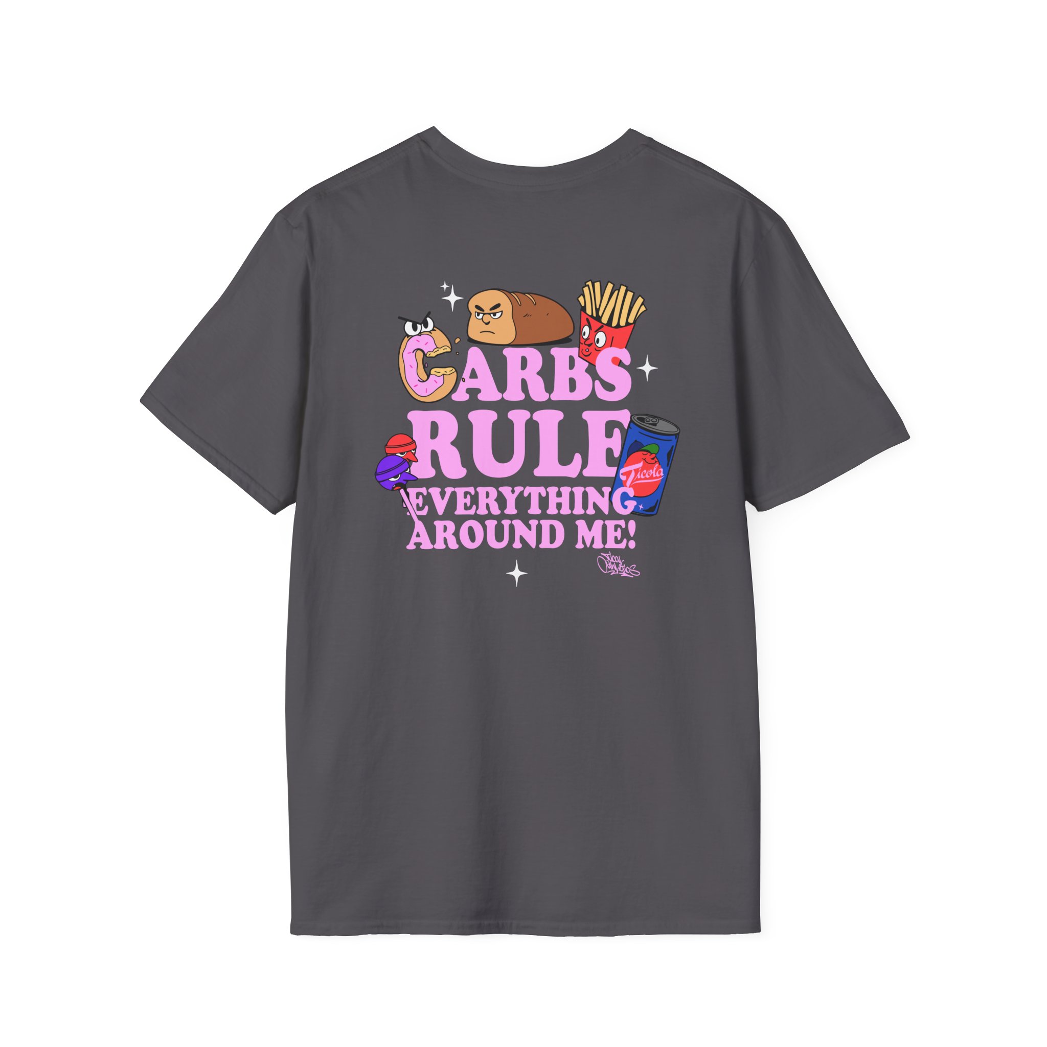 Method Man Carbs Rule Everything Around Me Unisex Softstyle T-Shirt