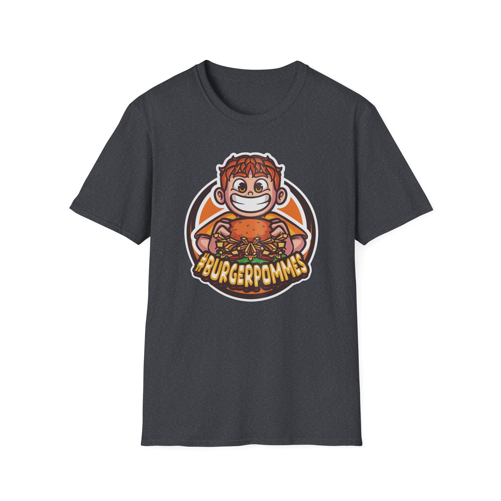Burger Pommes Unisex Softstyle T-Shirt