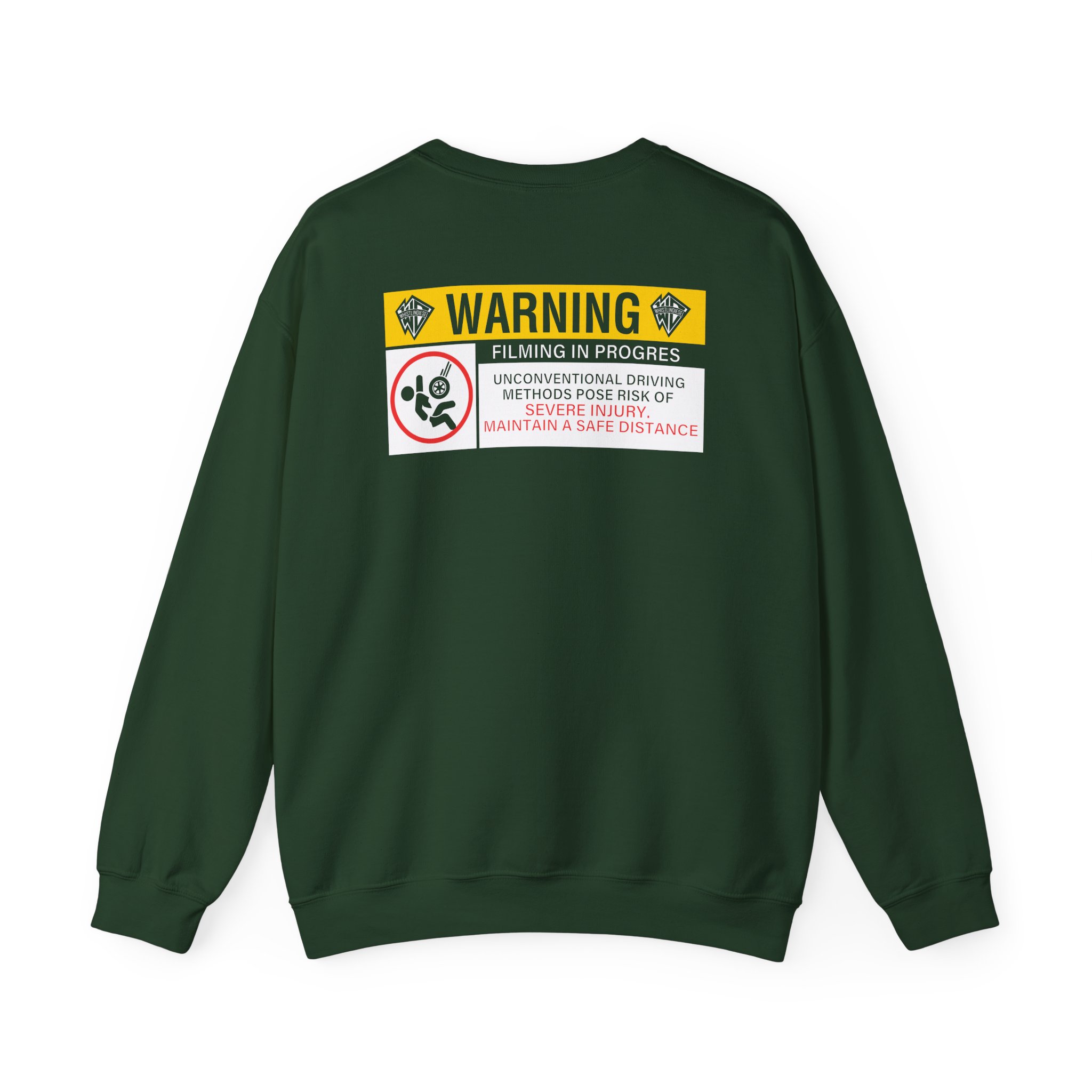 Monstermax Unconventional Driving Unisex Heavy Blendâ„¢ Crewneck Sweatshirt