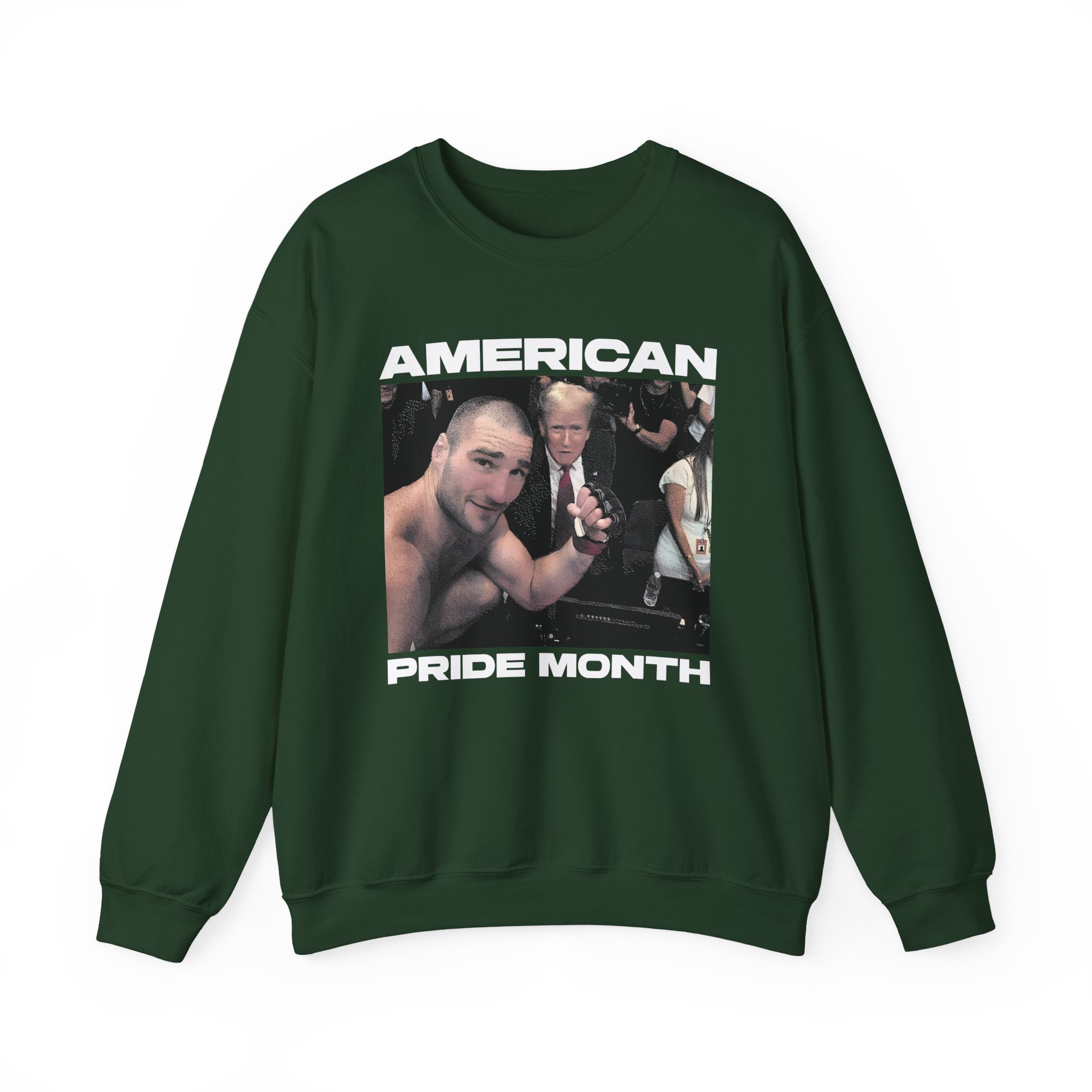 Sean Strickland American Pride Month Unisex Heavy Blendâ„¢ Crewneck Sweatshirt