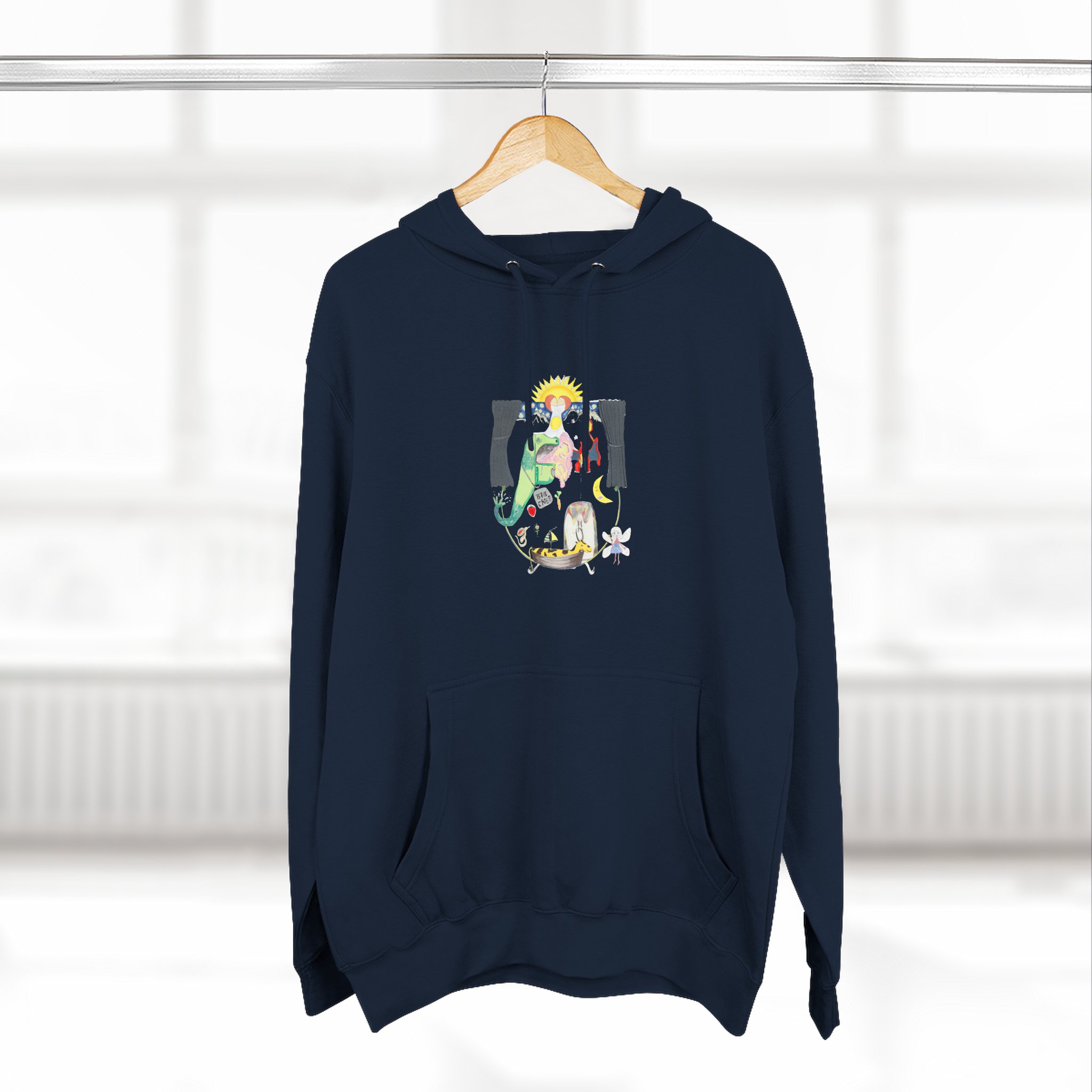 Adrianne Lenker the Goat Boat Three-panel Fleece Hoodie
