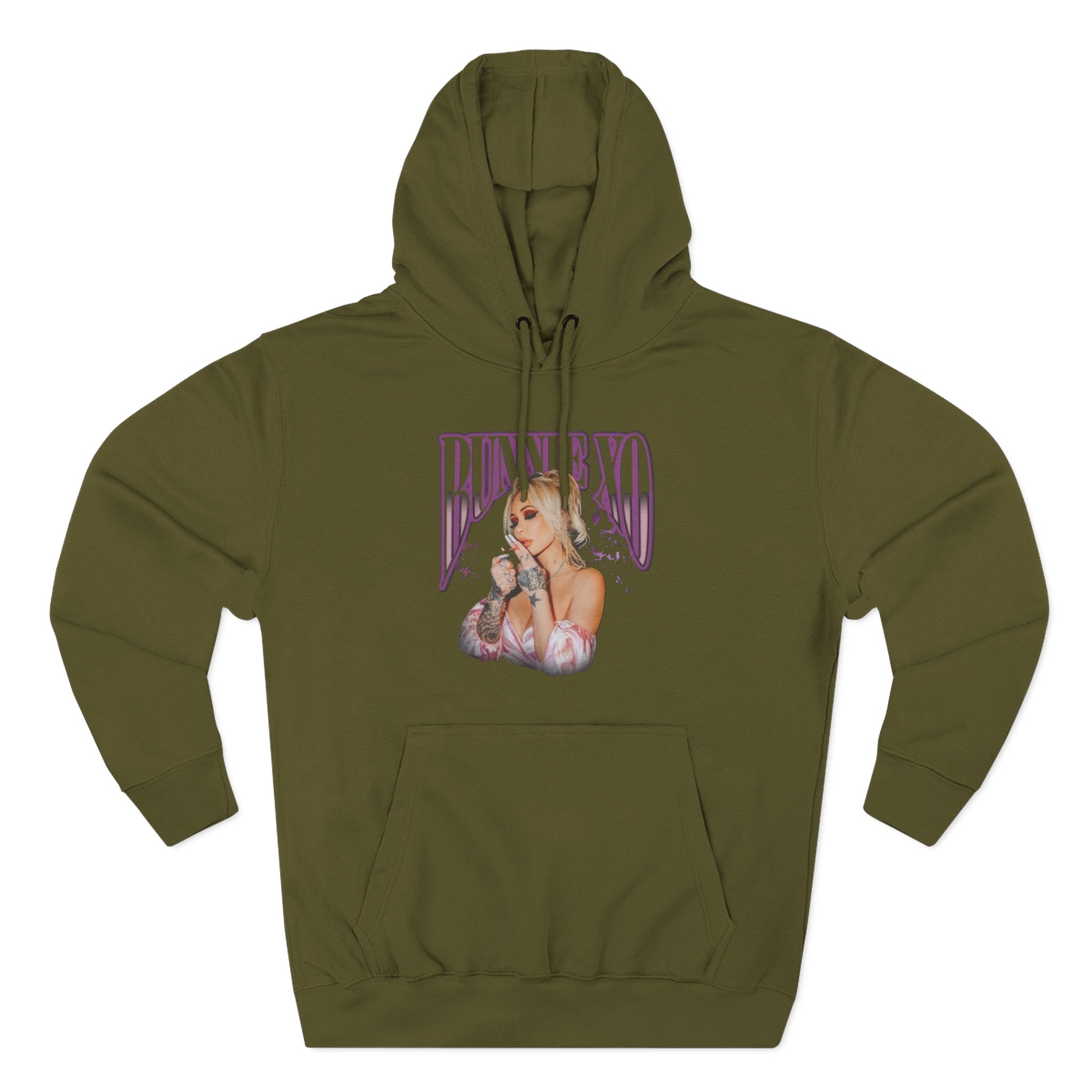 Bunnie Xo Smokeshow Three-Panel Fleece Hoodie