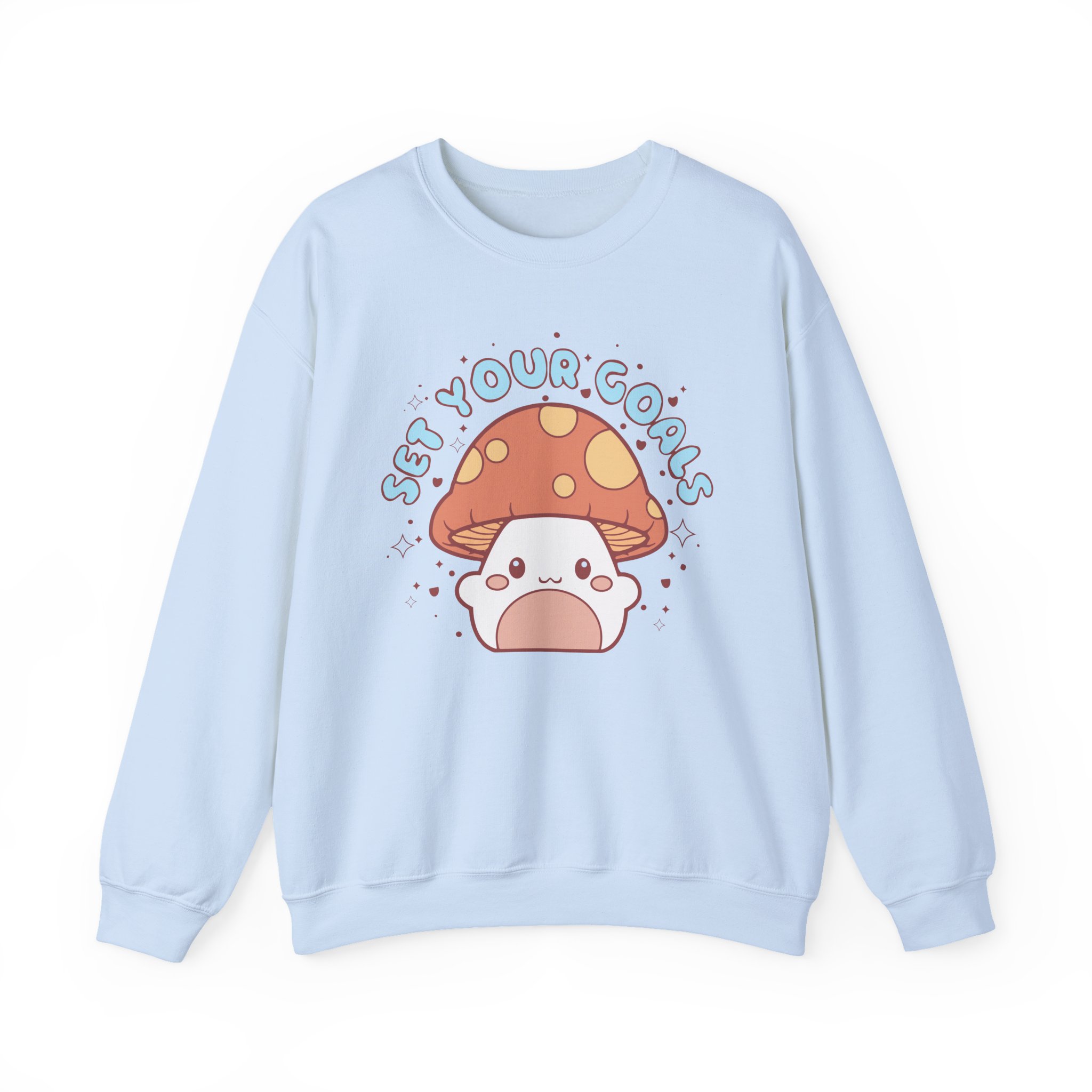 Set Your Goals Shroom Unisex Heavy Blendâ„¢ Crewneck Sweatshirt