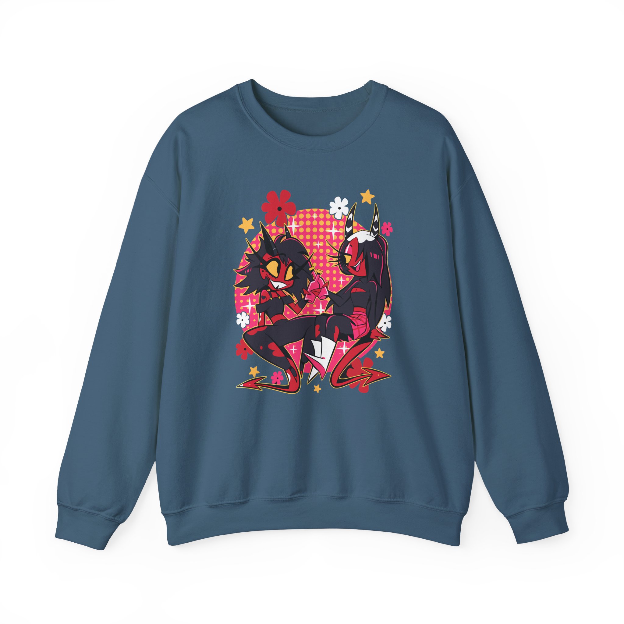Vivziepop Hells Belles Unisex Heavy Blendâ„¢ Crewneck Sweatshirt