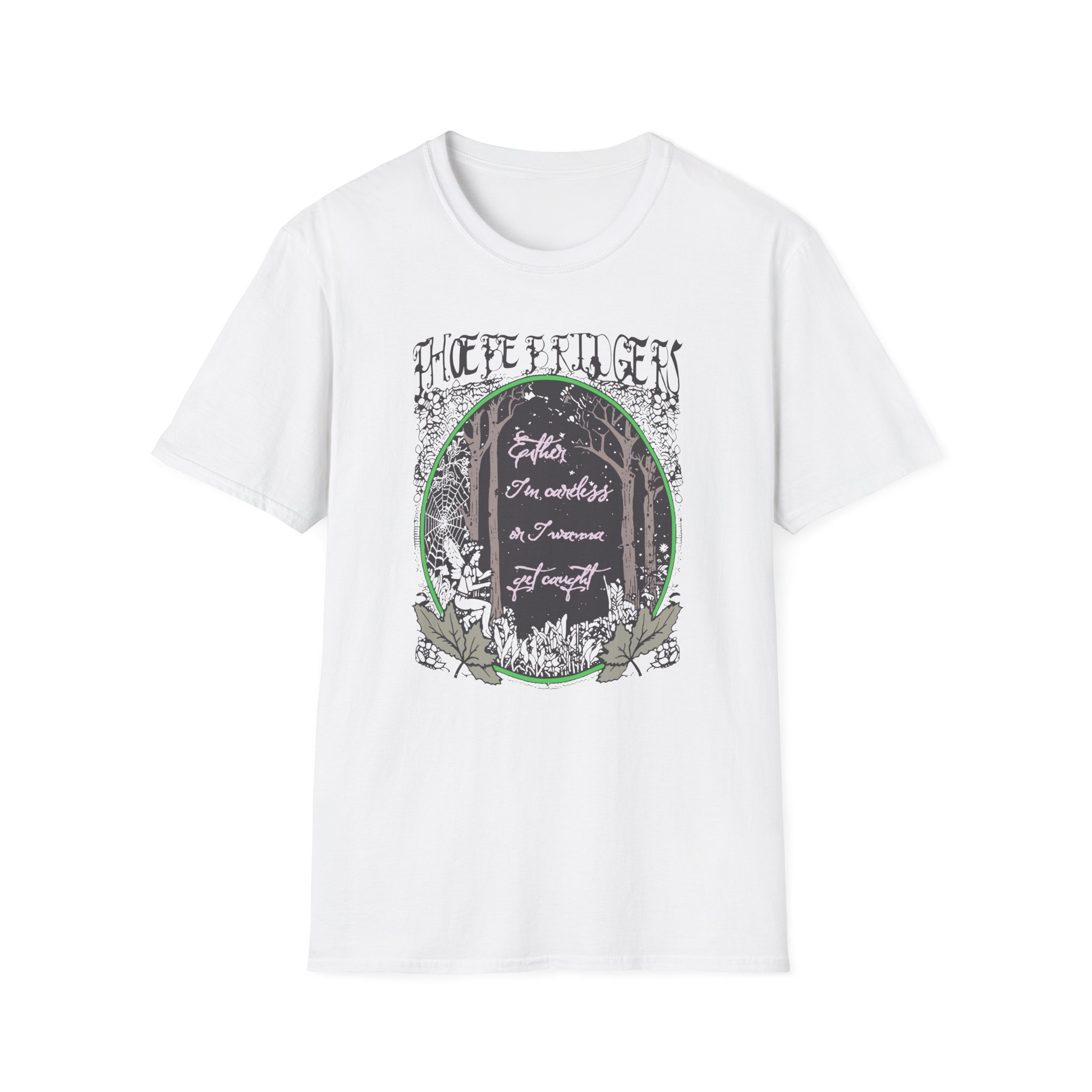 Phoebe Bridgers Ether Tin Cartels on I Wanna Get Caught Unisex Softstyle T-Shirt