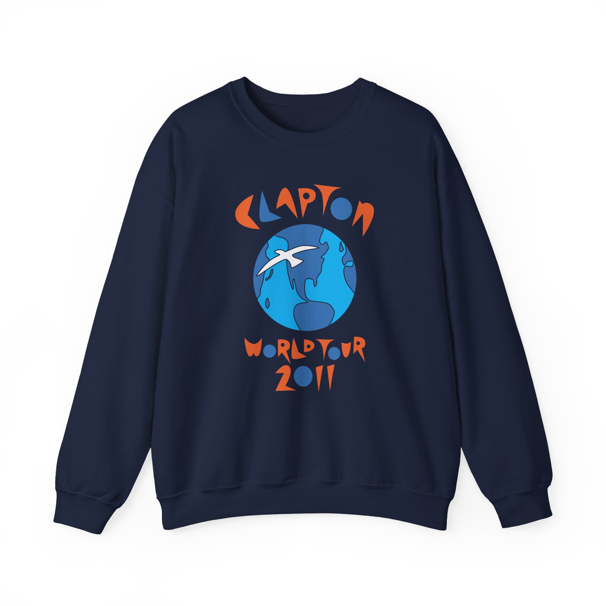 Eric Clapton World Tour 2011 Unisex Heavy Blendâ„¢ Crewneck Sweatshirt