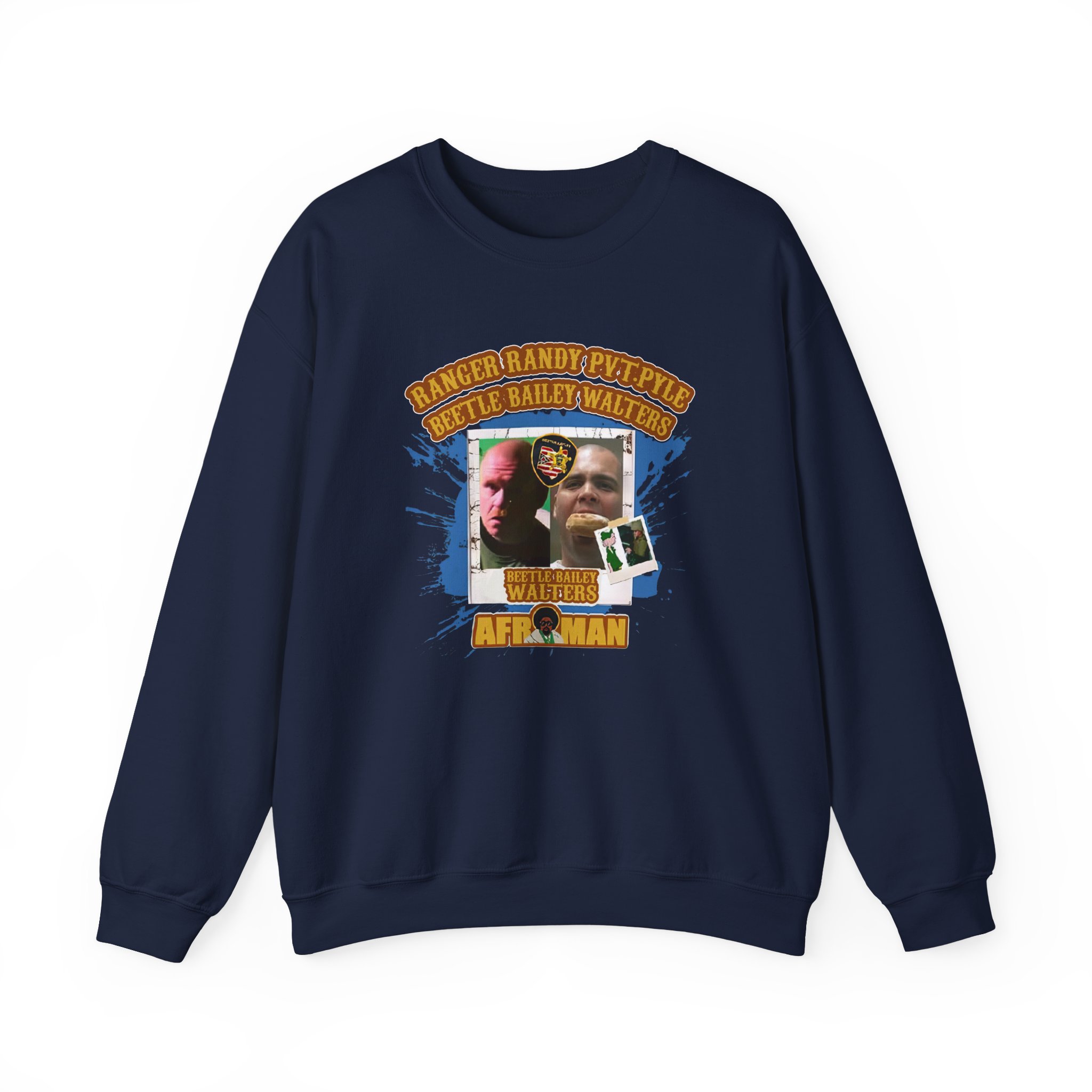 Afroman Ranger Randy Prvate Pyle Beetle Bailey Walters Unisex Heavy Blendâ„¢ Crewneck Sweatshirt