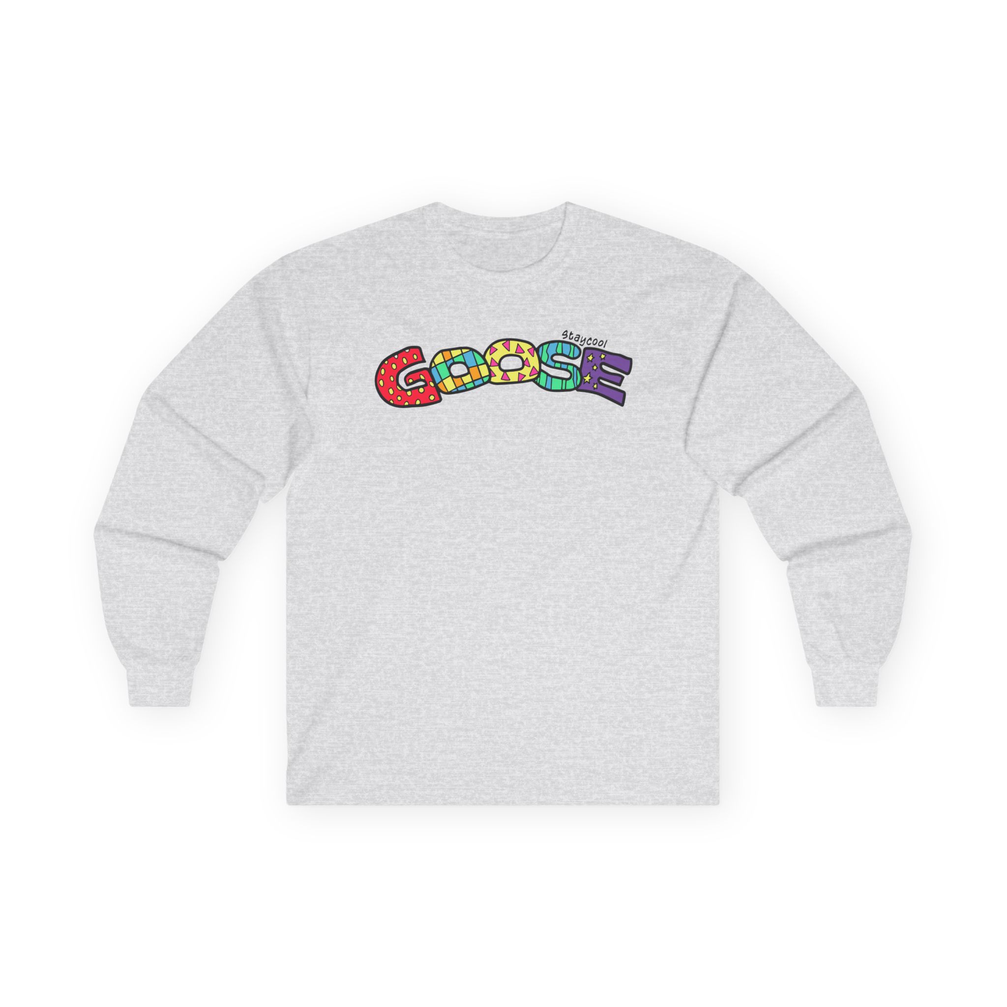 Goose x Staycool Rainbow Unisex Ultra Cotton Long Sleeve Tee