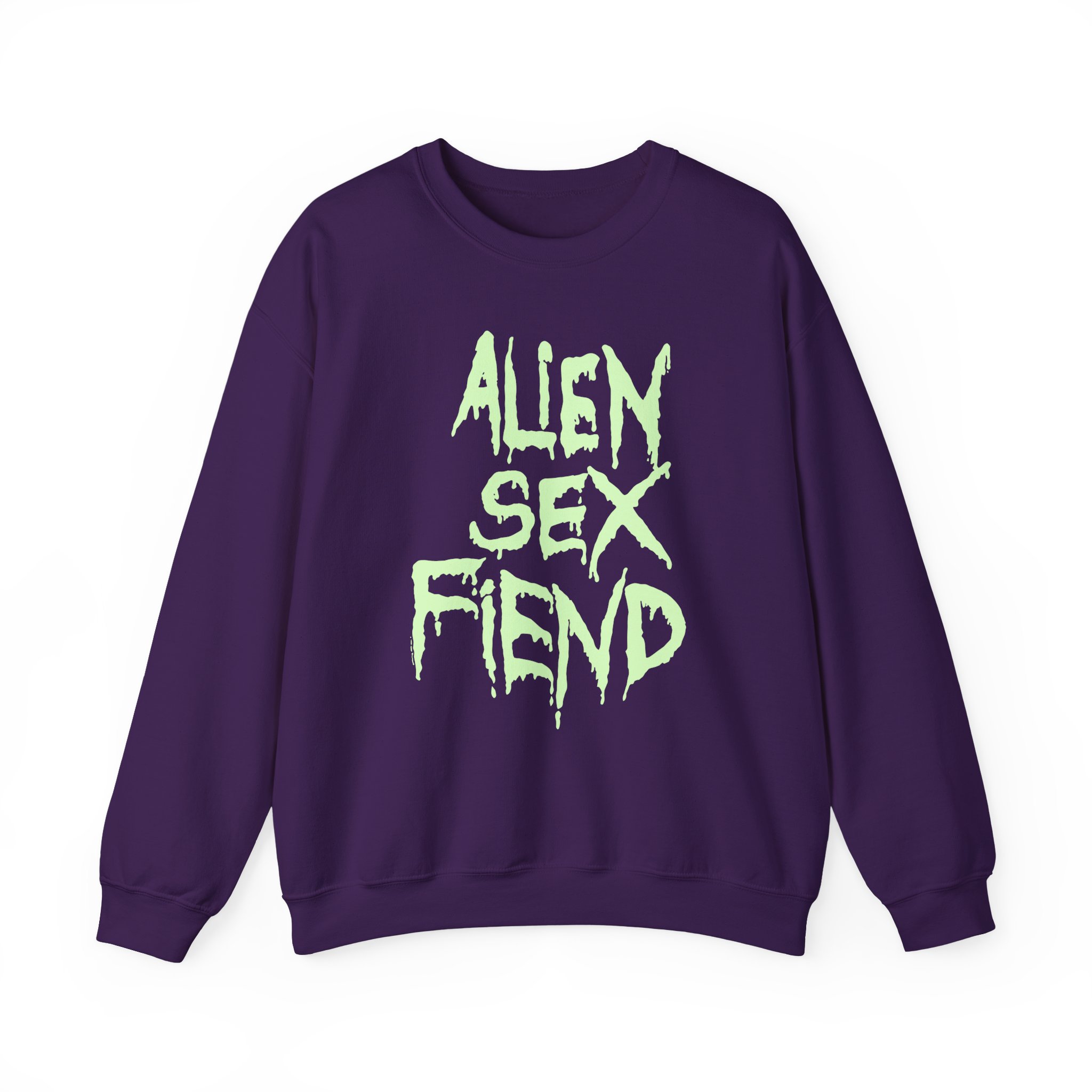 Alien Sex Fiend Glow in the Dark Unisex Heavy Blendâ„¢ Crewneck Sweatshirt