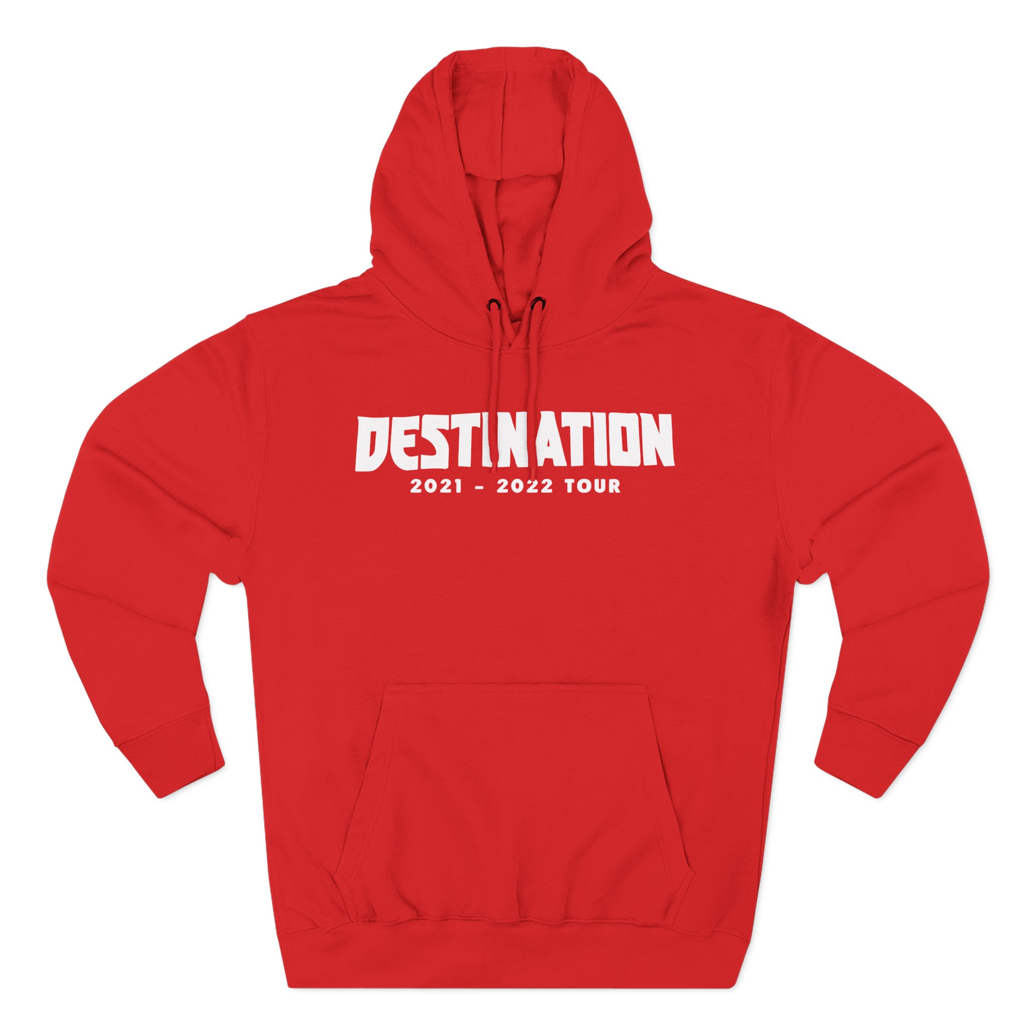 Wooli Destination Three-Panel Fleece Hoodie