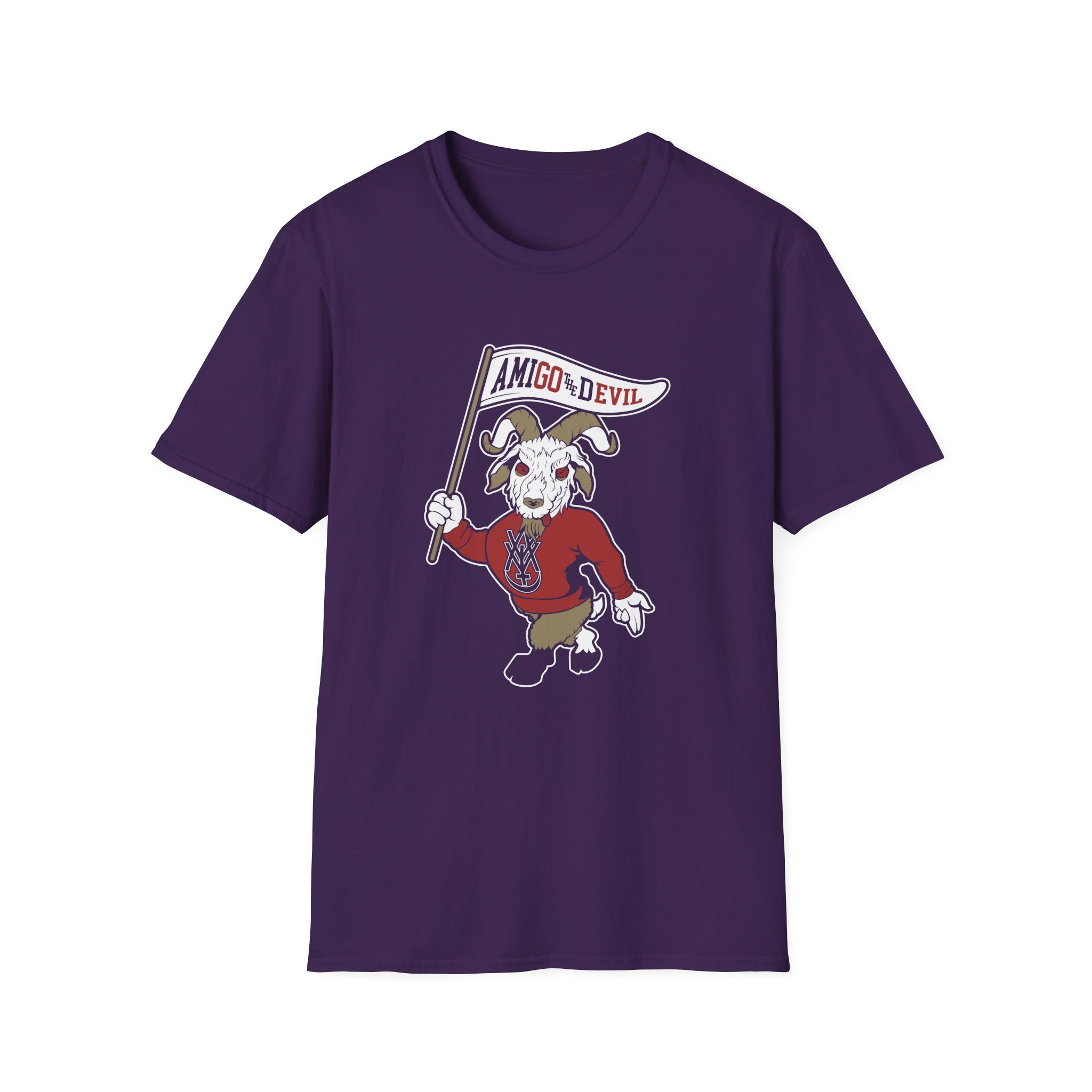 Amigo The Devil Go Evil Mascot Unisex Softstyle T-Shirt