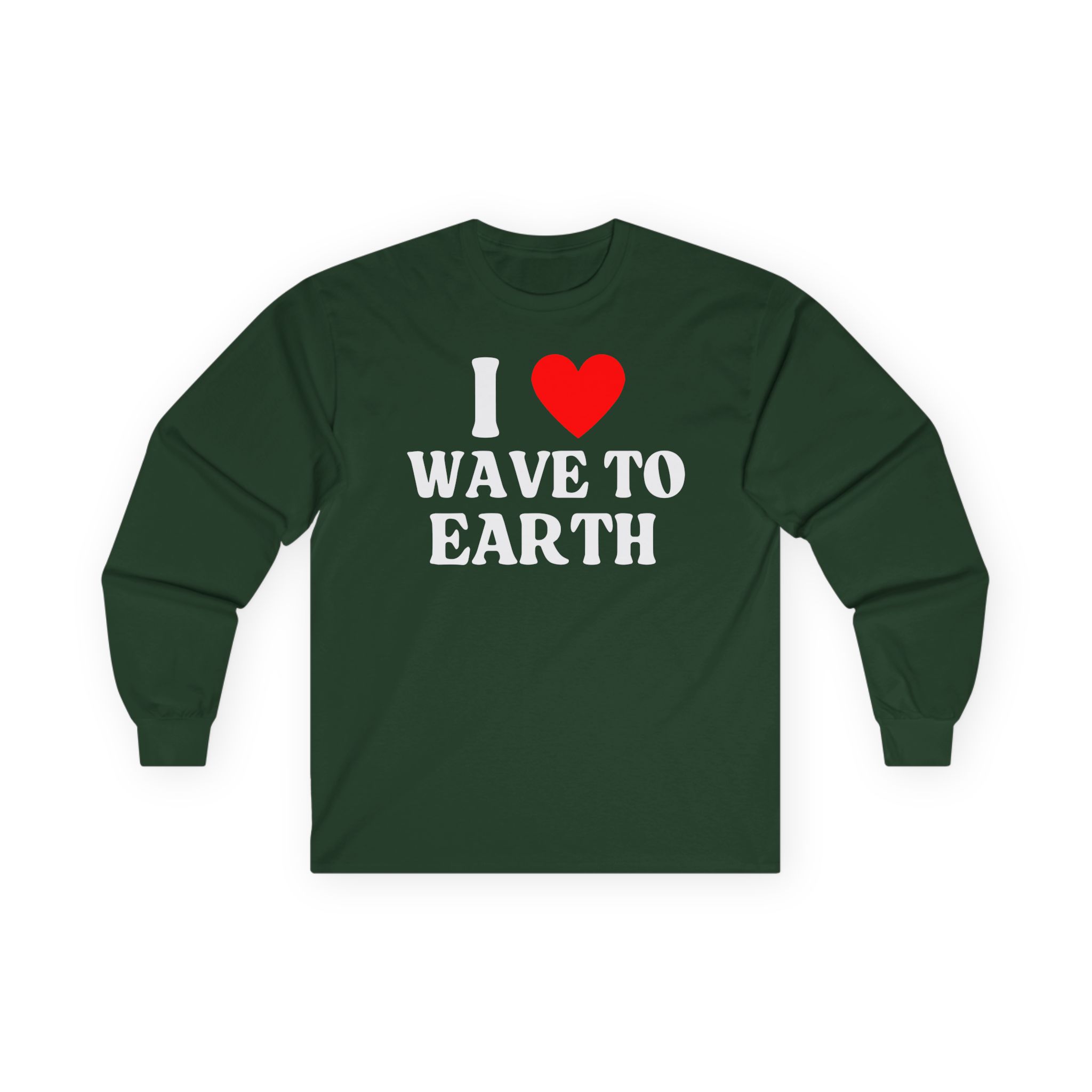 I Love Wave to Earth Unisex Ultra Cotton Long Sleeve Tee