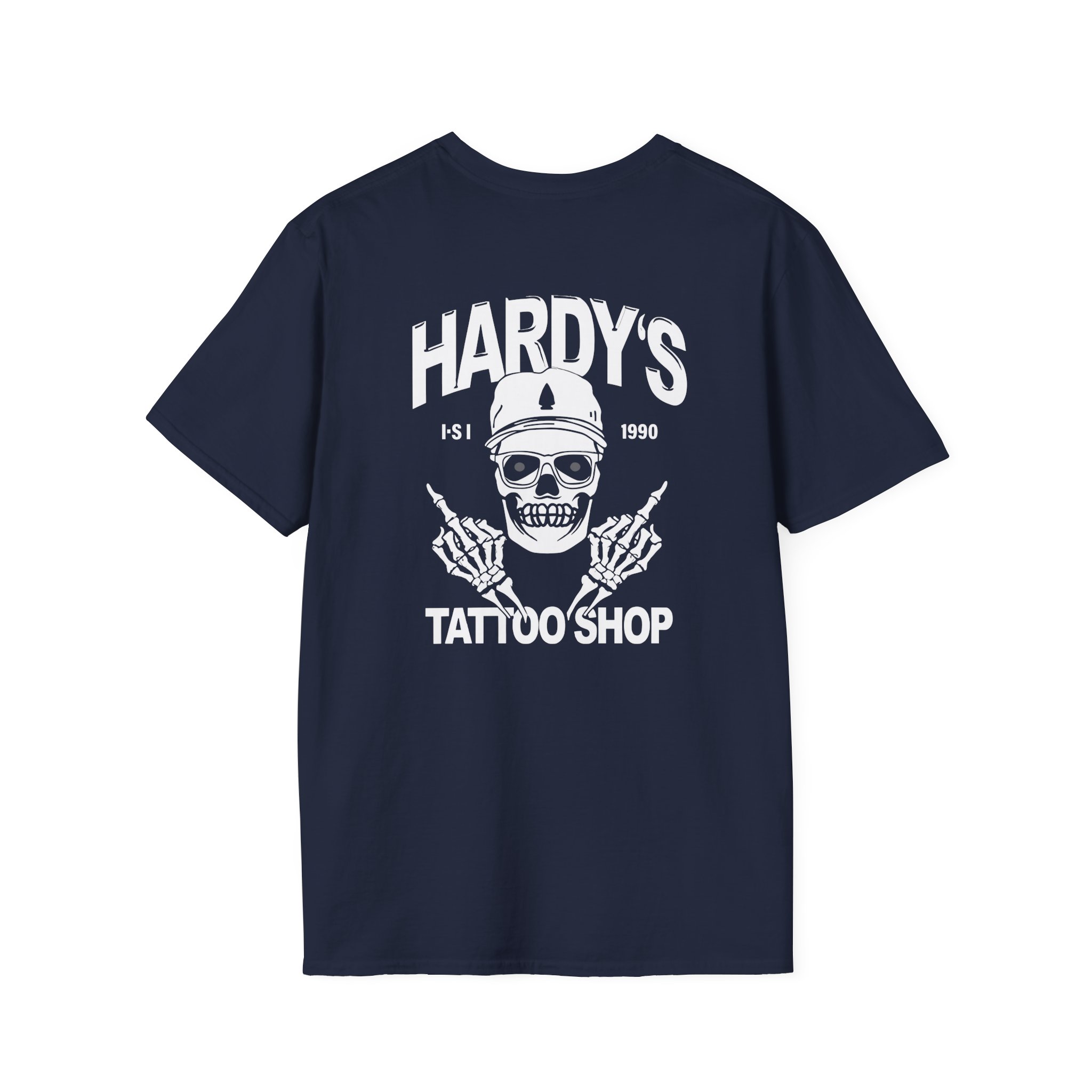 Hardy Tattoo Shop Unisex Softstyle T-Shirt