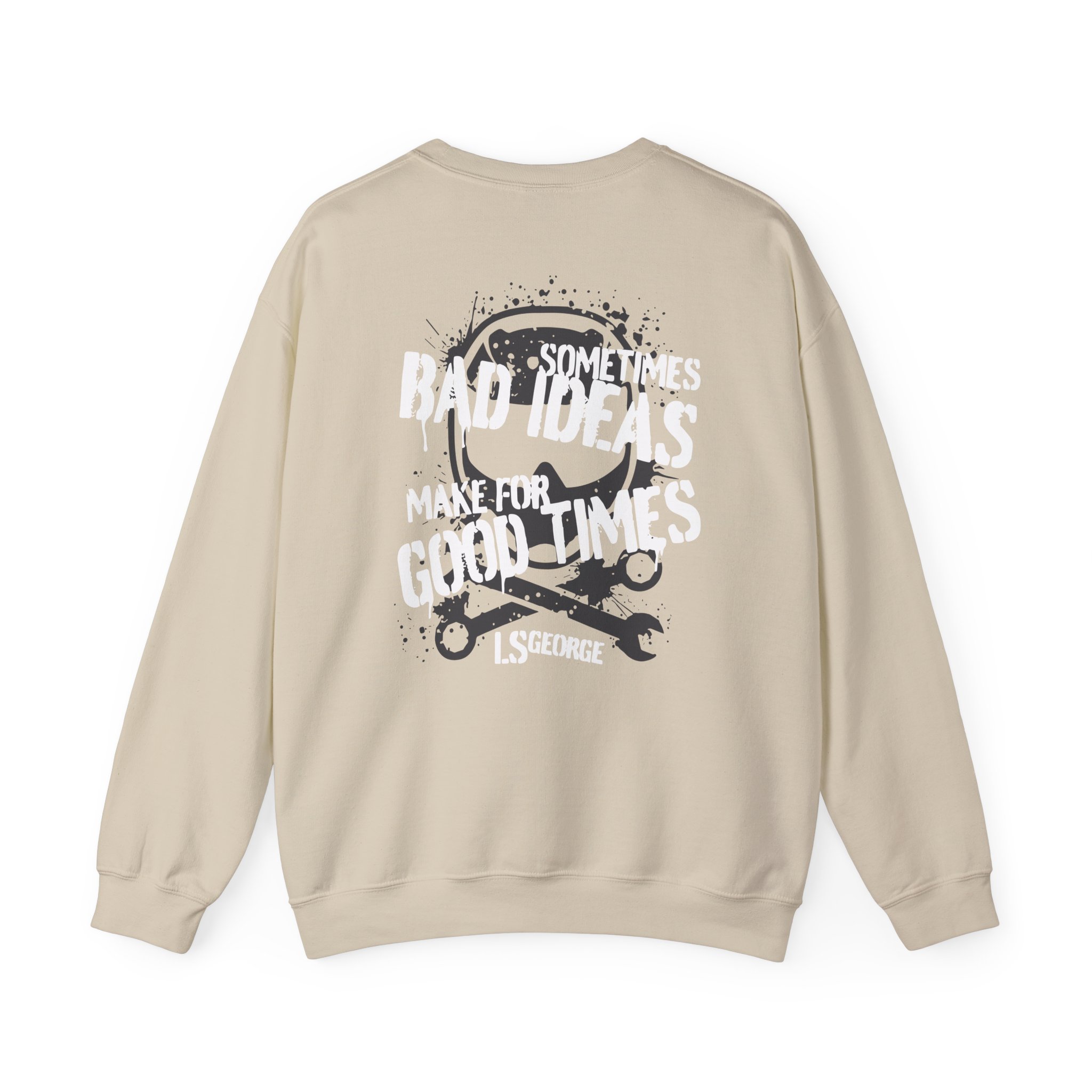 Ls George's Bad Ideas Unisex Heavy Blendâ„¢ Crewneck Sweatshirt