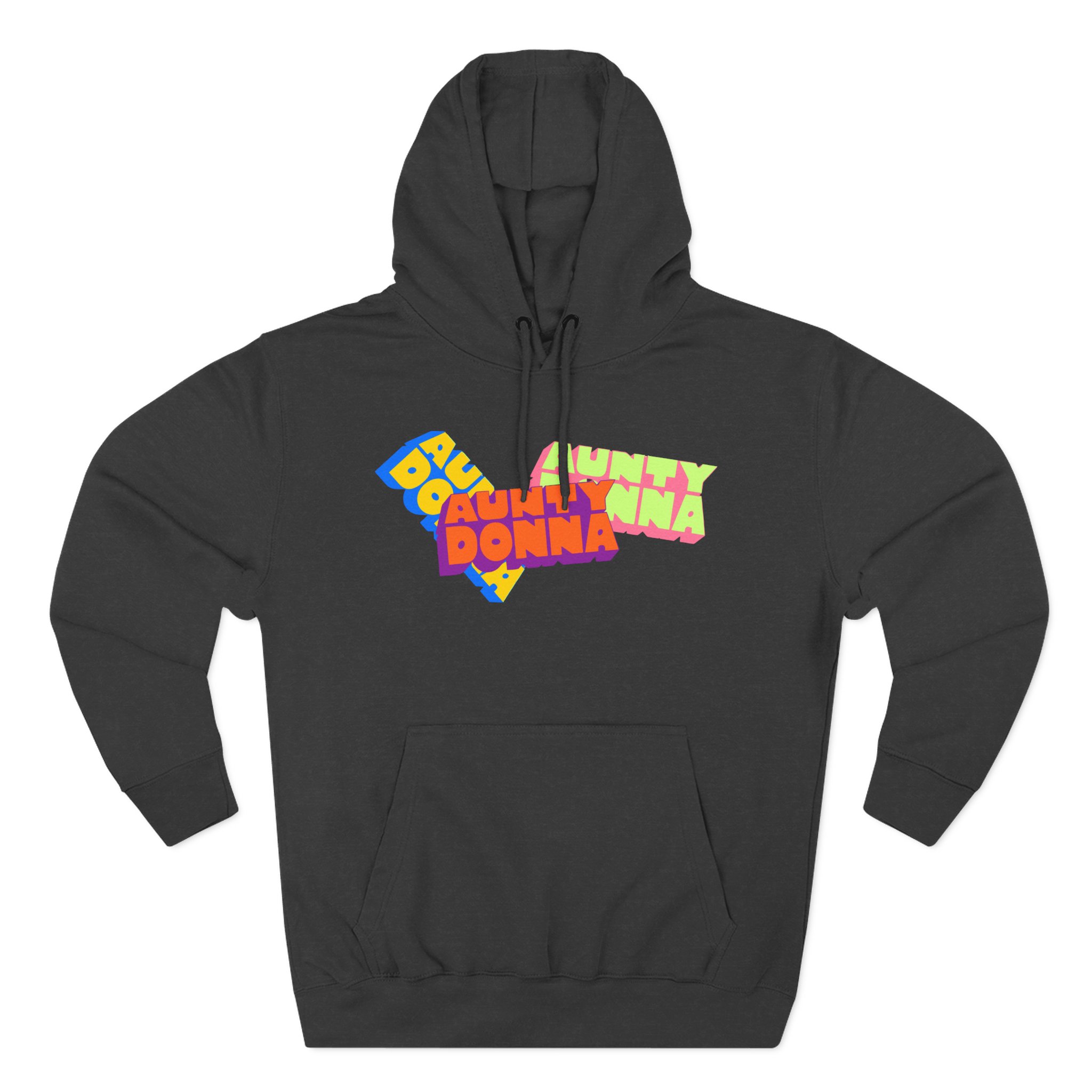 Aunty Donna Three Logo Three-Panel Fleece Hoodie