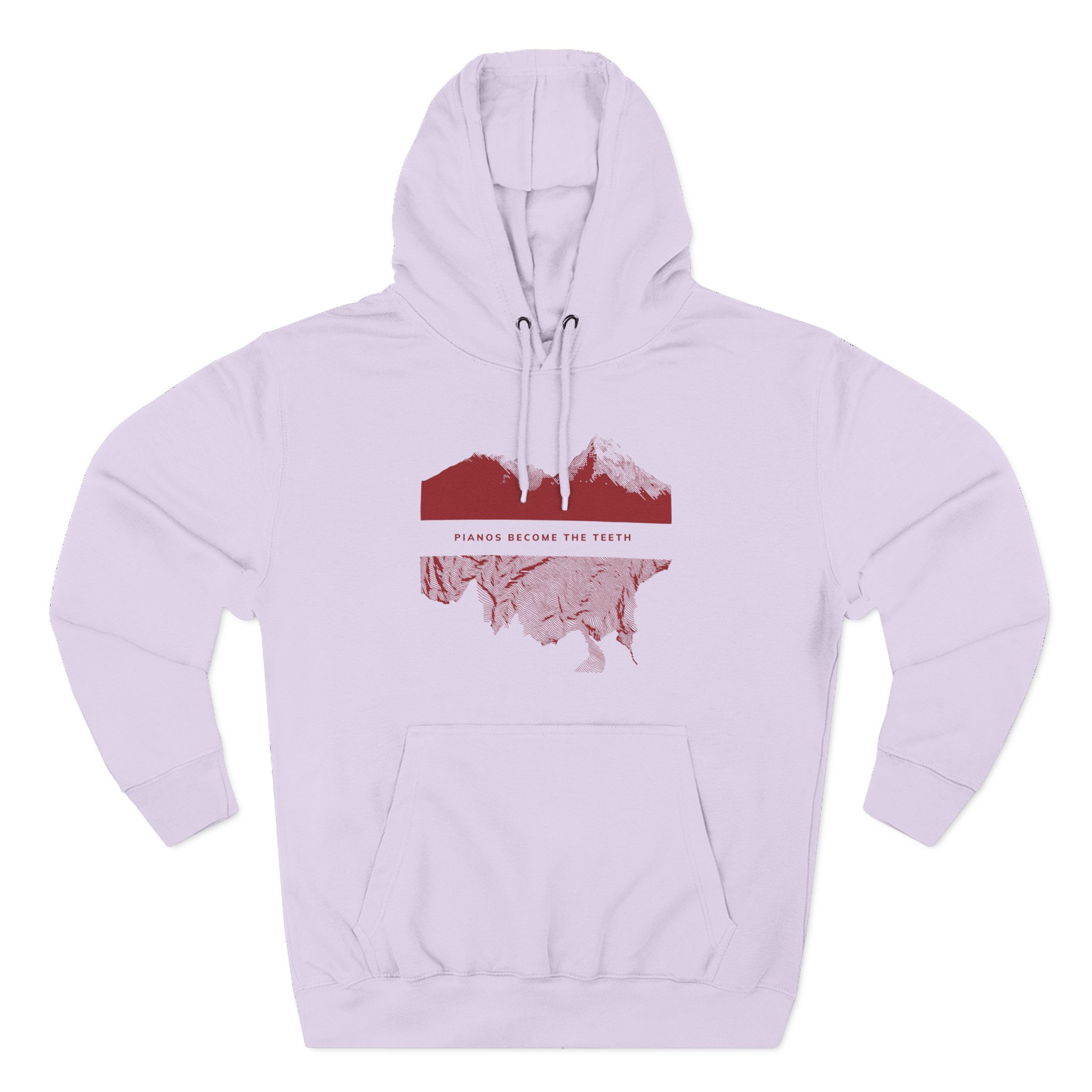 Pianos Become the Teeth Mountains Three-Panel Fleece Hoodie