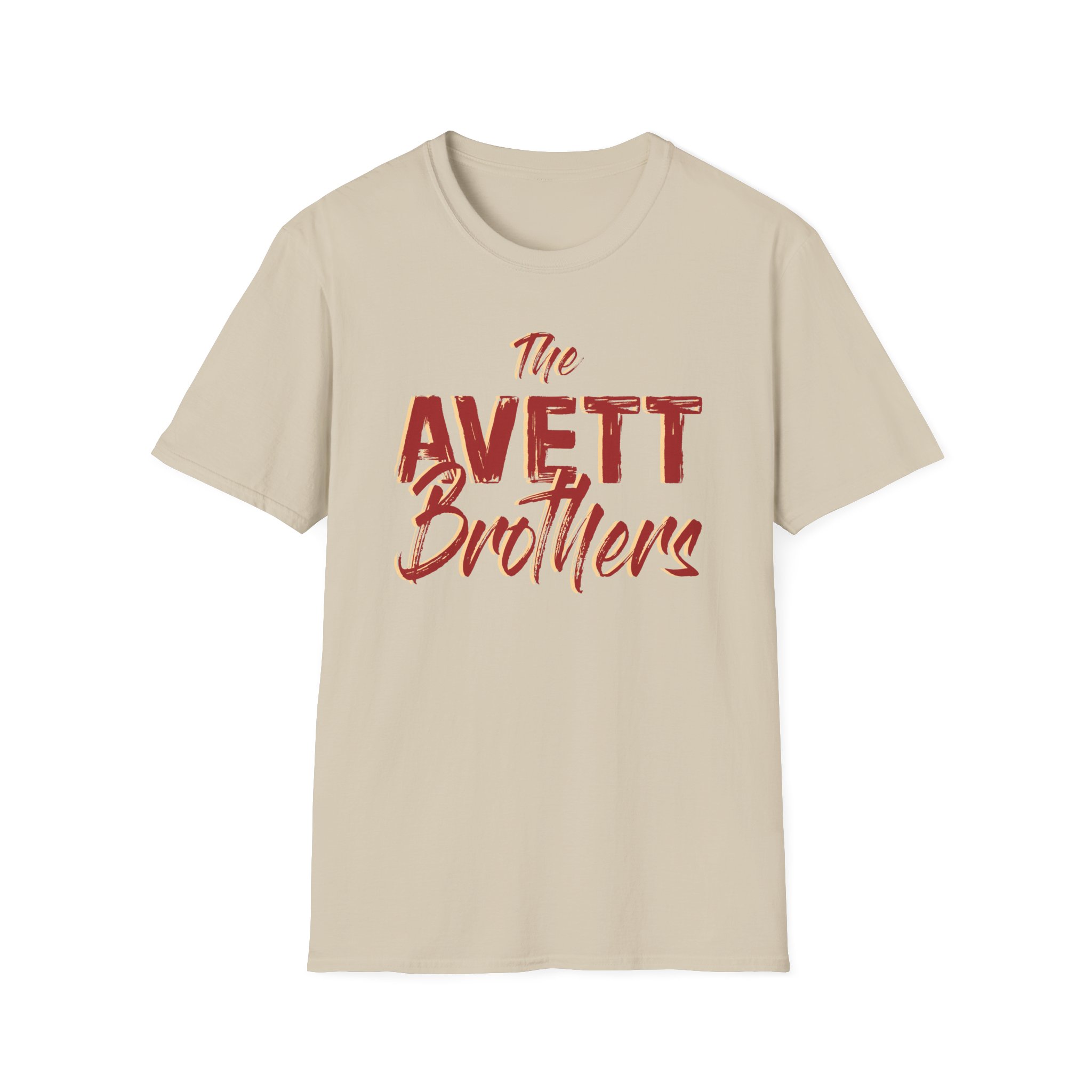 Avett Brothers Painted Sign Logo Unisex Softstyle T-Shirt