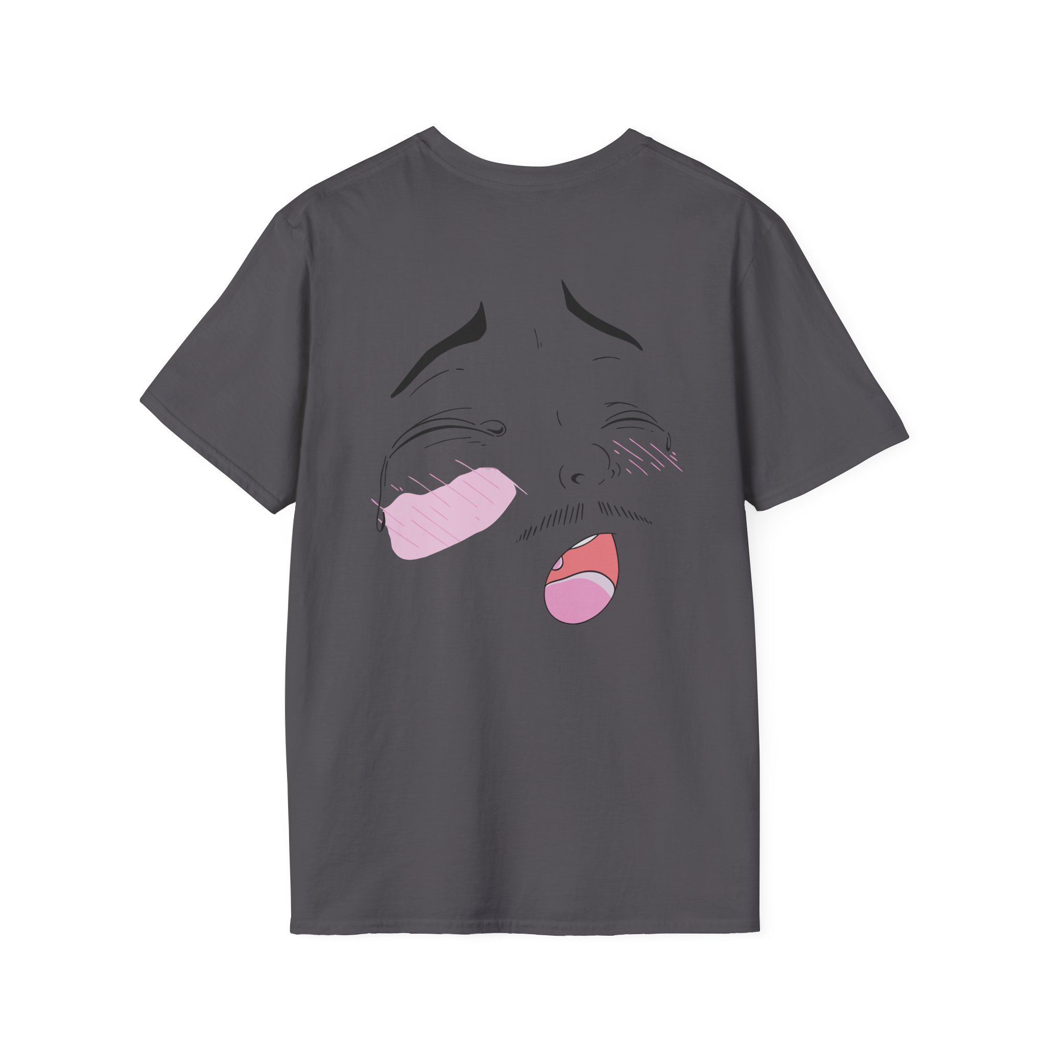 Hot Mulligan Ahegao Unisex Softstyle T-Shirt