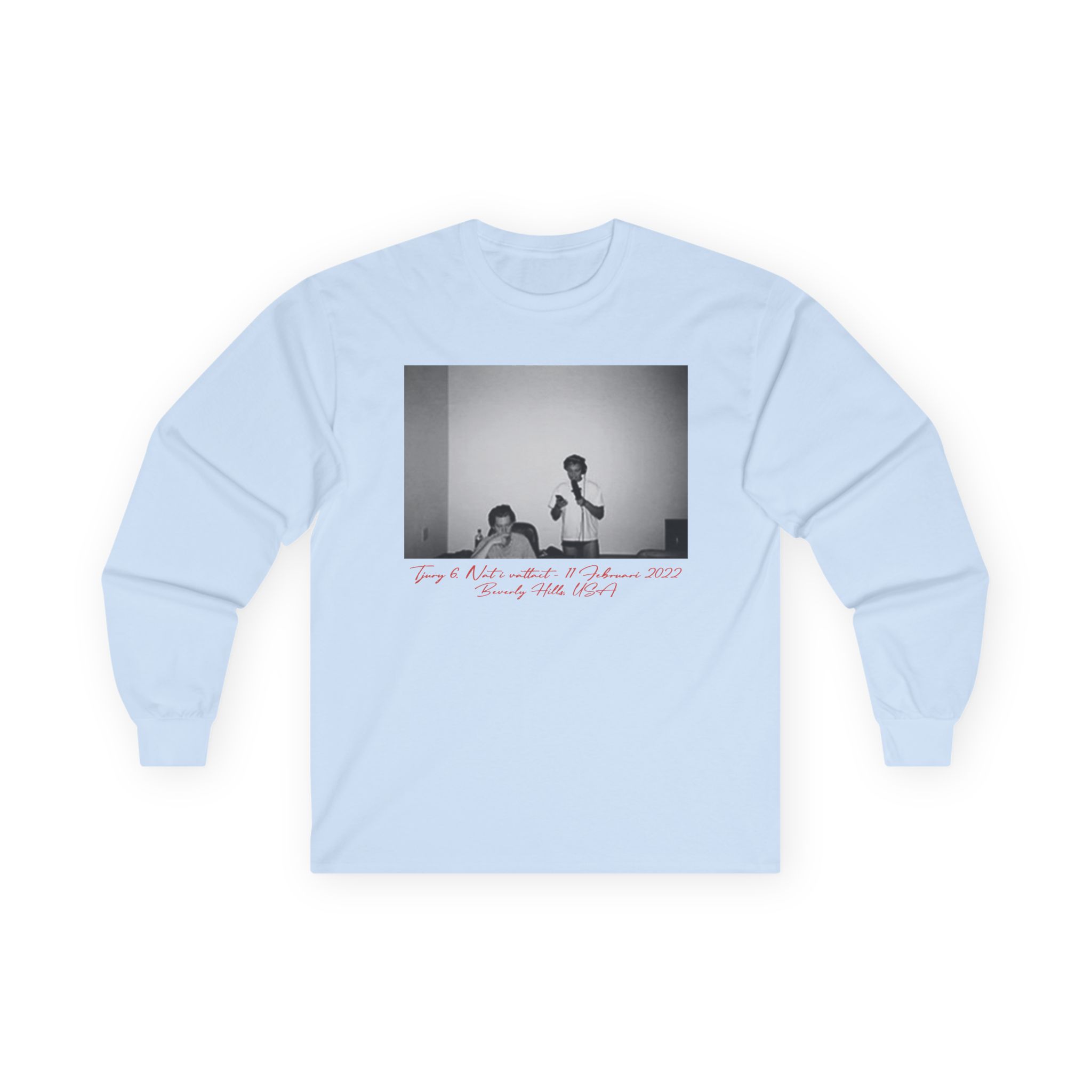 Hov1 11 Februari Vit Unisex Ultra Cotton Long Sleeve Tee