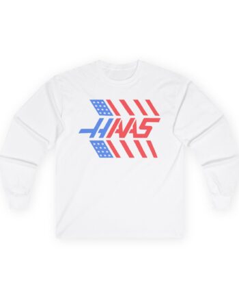 Haas F1 Stars and Stripes Unisex Ultra Cotton Long Sleeve Tee
