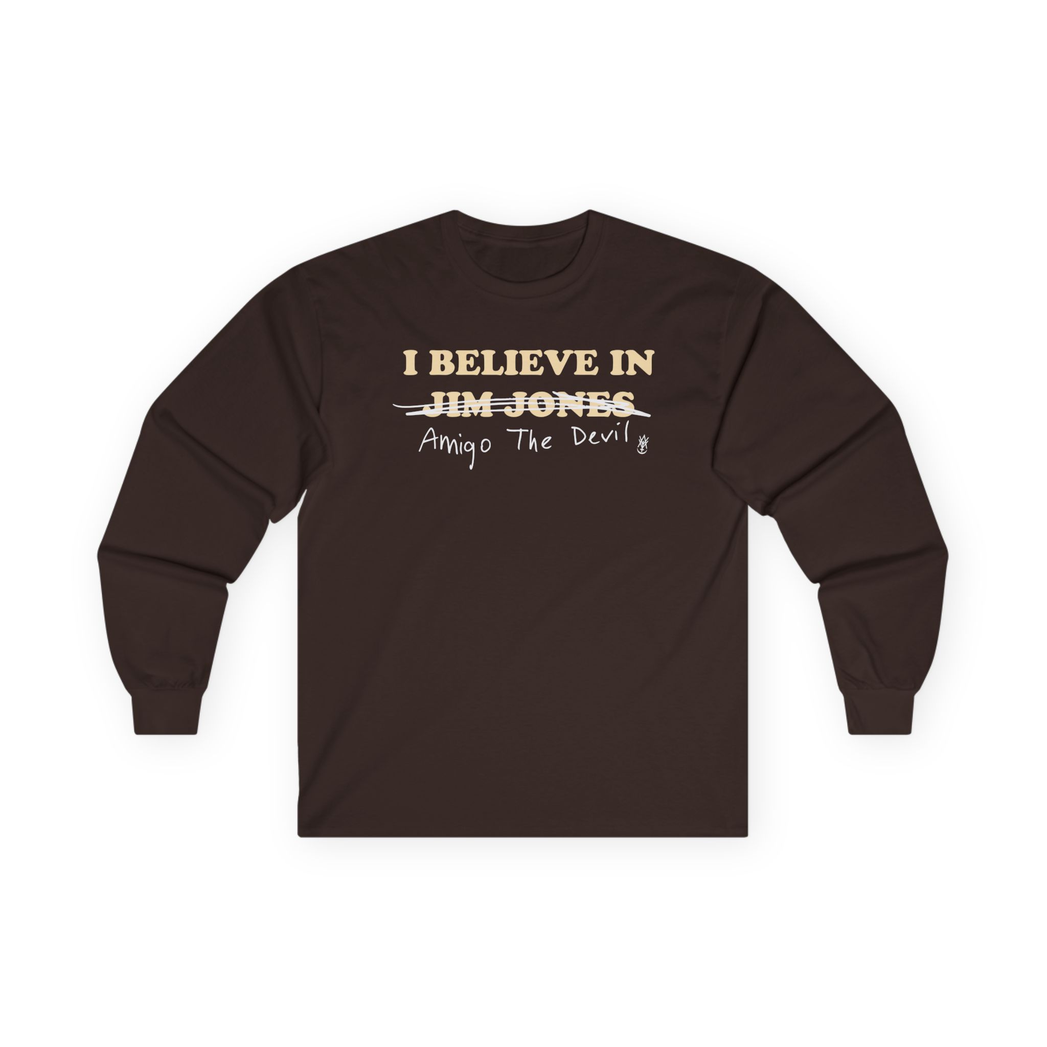 Amigo The Devil I Believe In Jim Jones Unisex Ultra Cotton Long Sleeve Tee