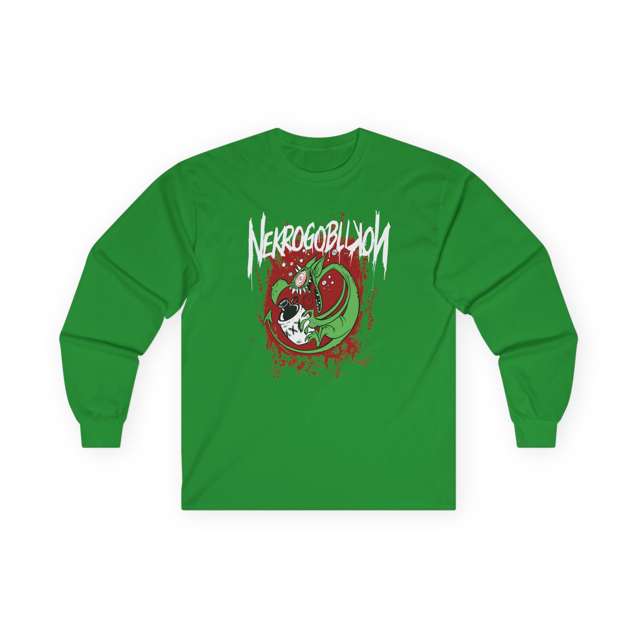 Nekrogoblikon Drunk Goblin Unisex Ultra Cotton Long Sleeve Tee