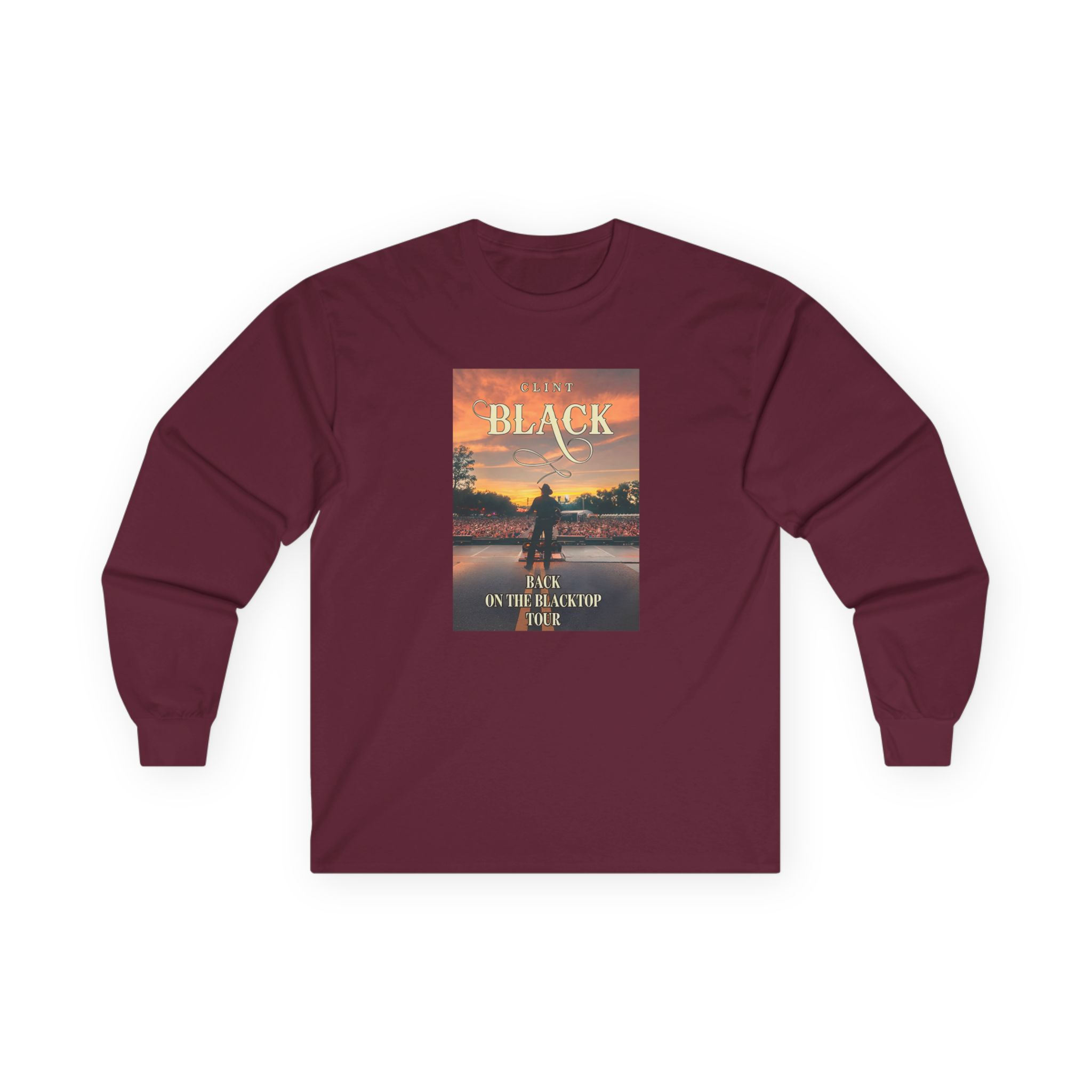 Clint Black Blacktop Unisex Ultra Cotton Long Sleeve Tee