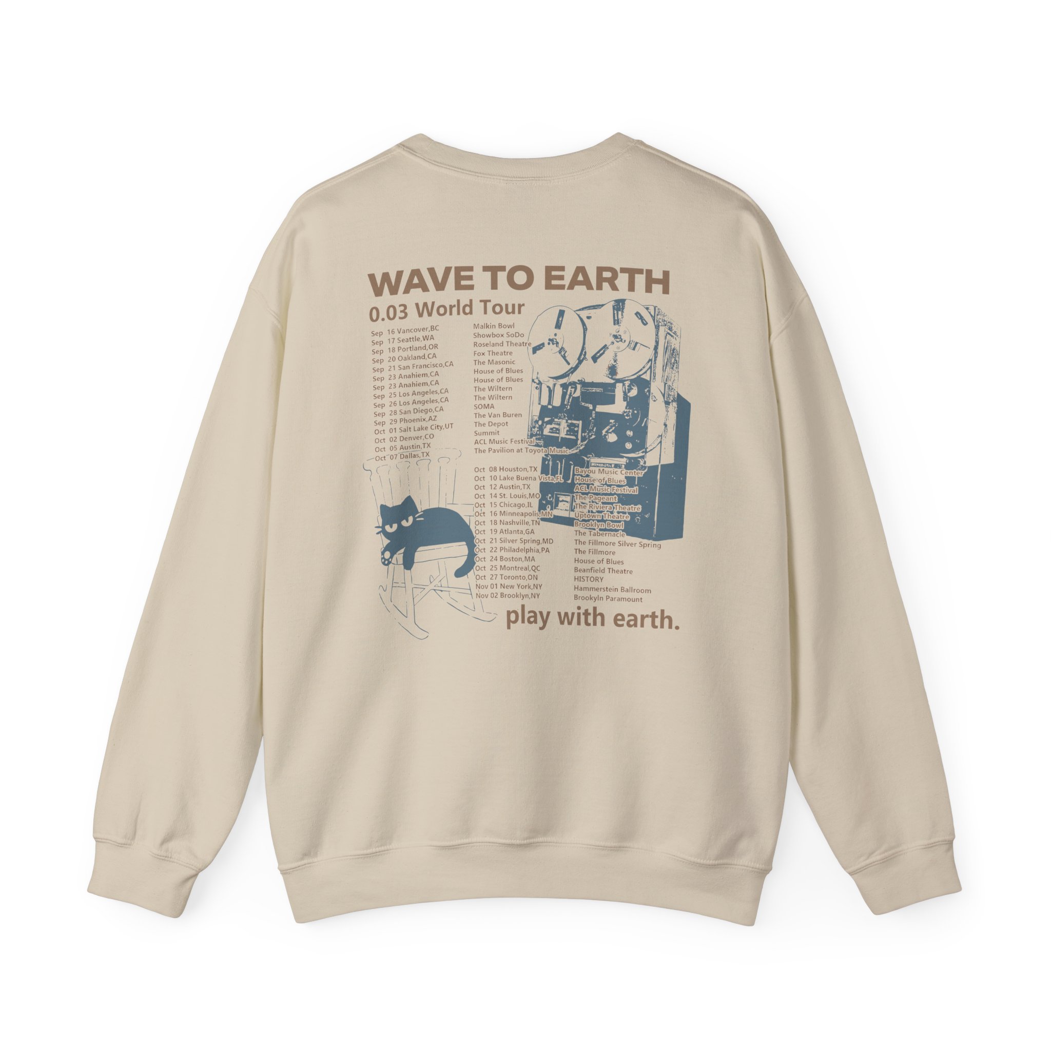 Wave to Earth 0.03 Na Tour Unisex Heavy Blendâ„¢ Crewneck Sweatshirt