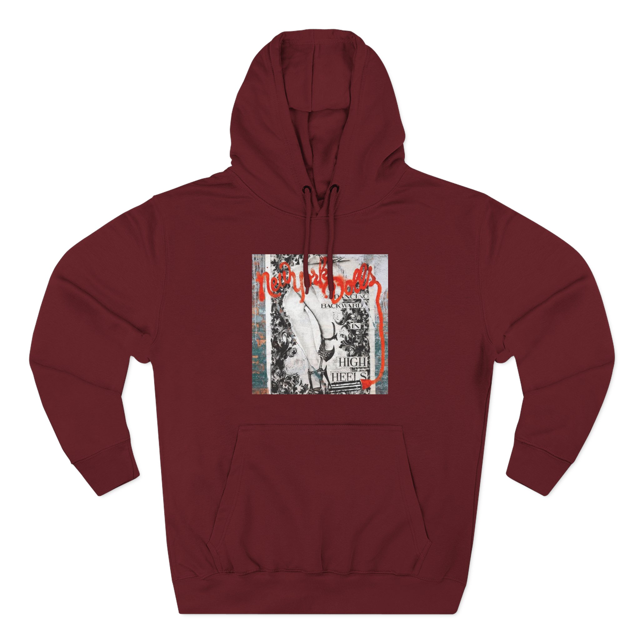 New York Dolls Dancing Backward Album Three-Panel Fleece Hoodie