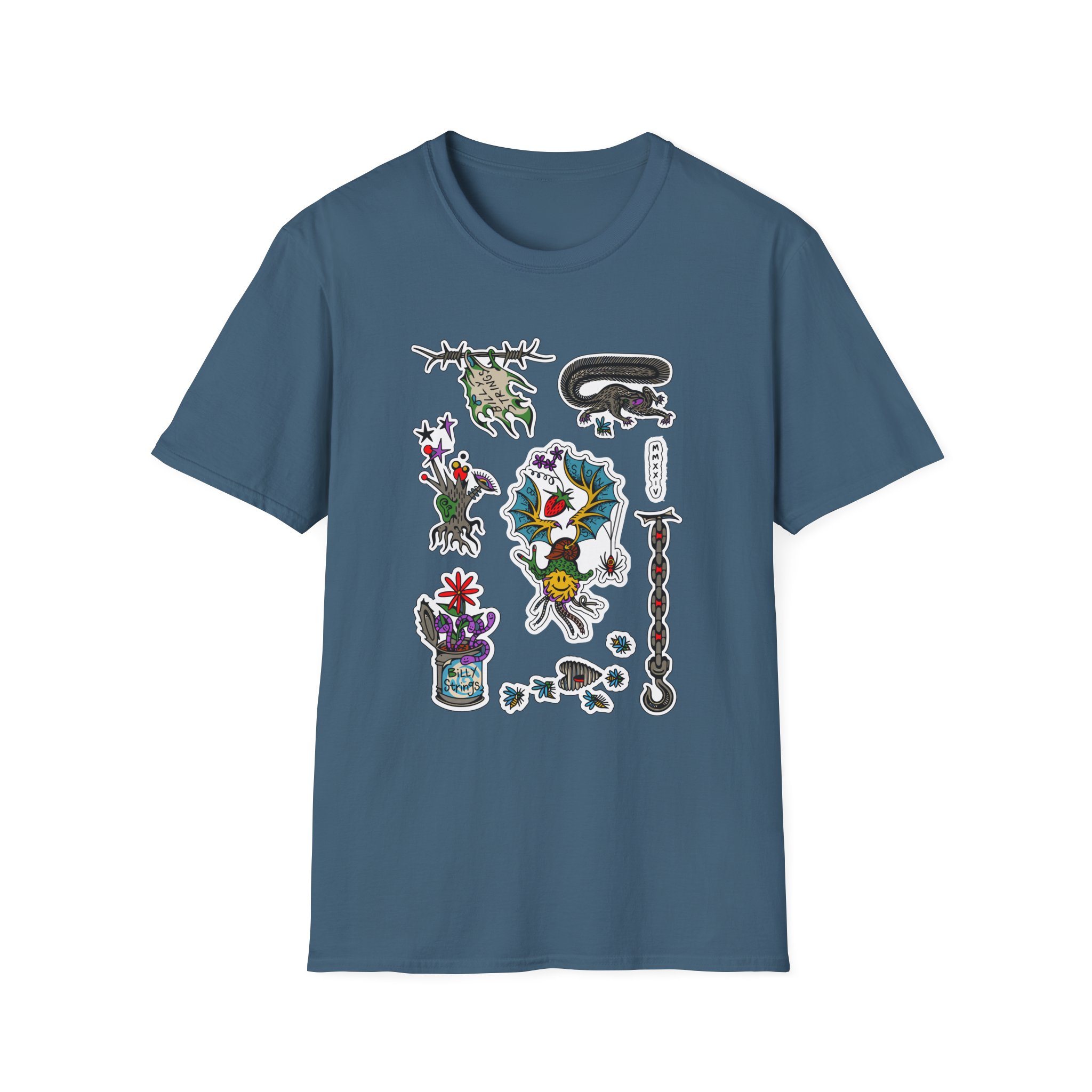 Billy Strings Flash Sheet Unisex Softstyle T-Shirt