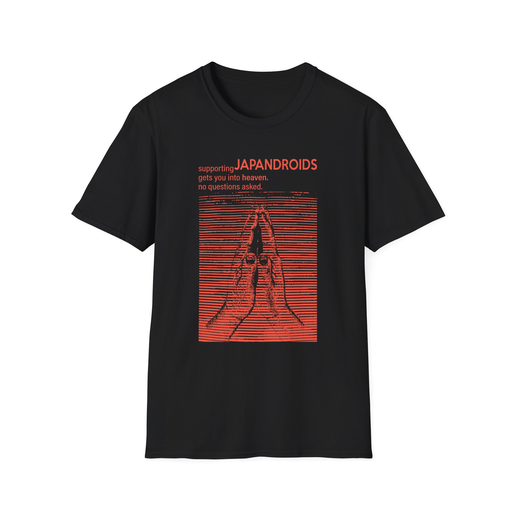 Supporting Japandroids Gets You Into Heaven No Questions Asked Unisex Softstyle T-Shirt
