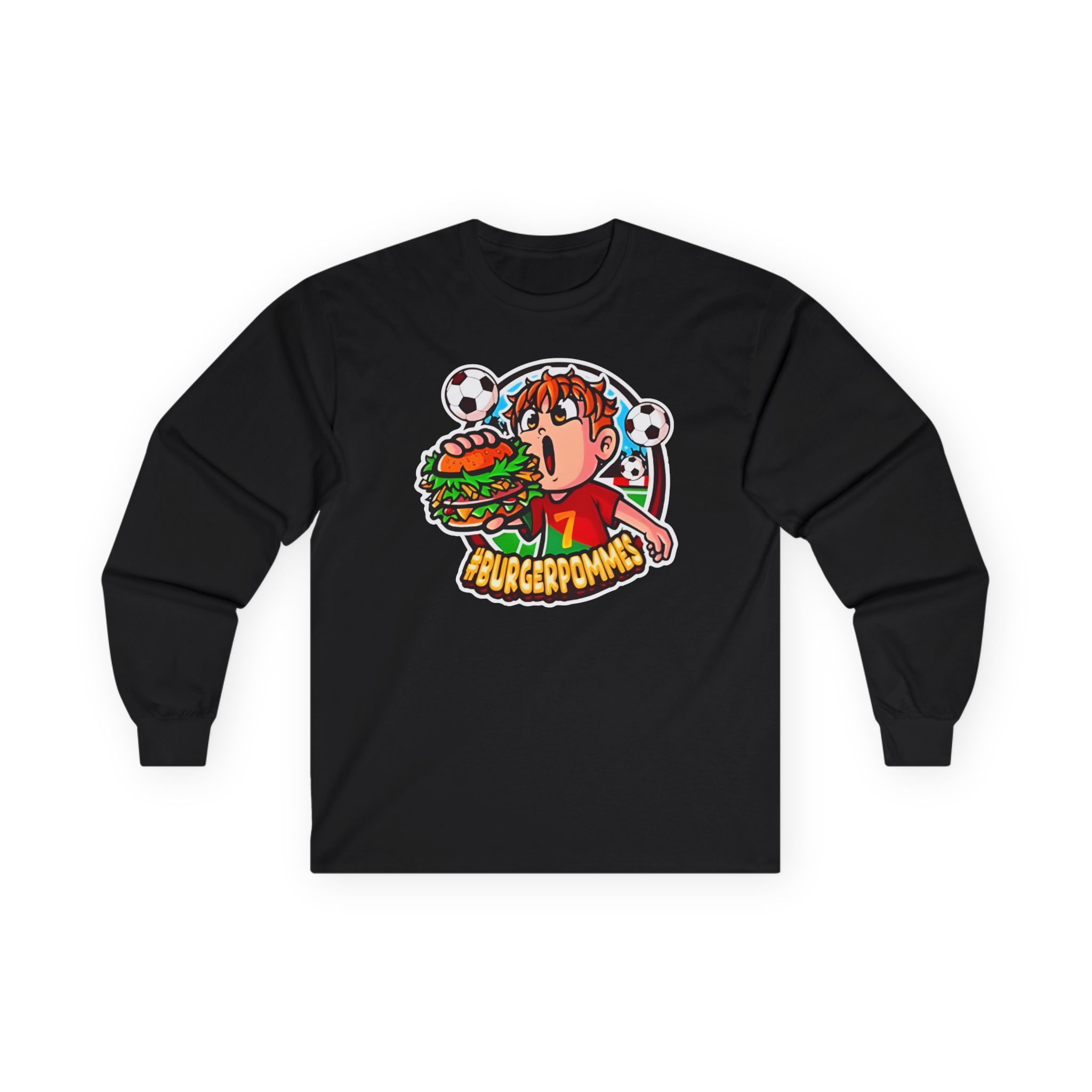 Burger Pommes Unisex Ultra Cotton Long Sleeve Tee