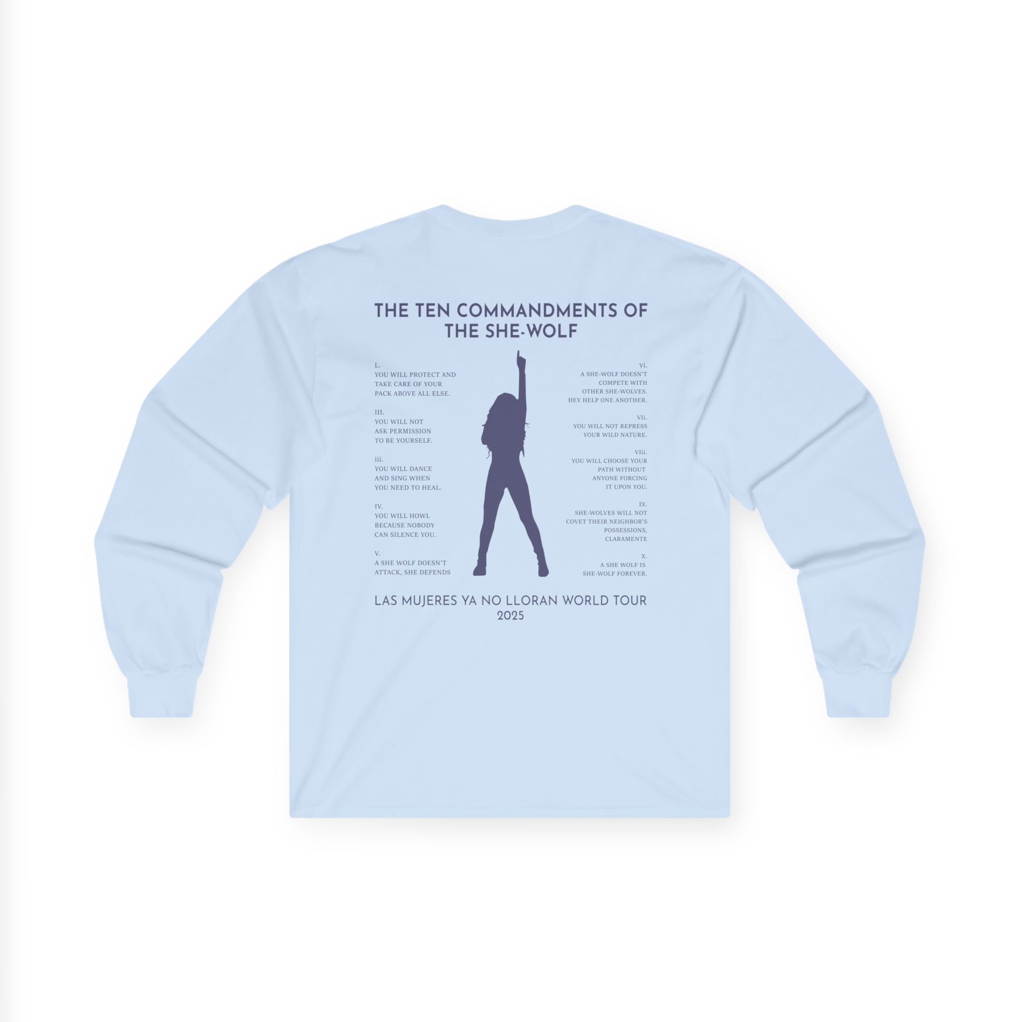 Shakira Commandments Unisex Ultra Cotton Long Sleeve Tee