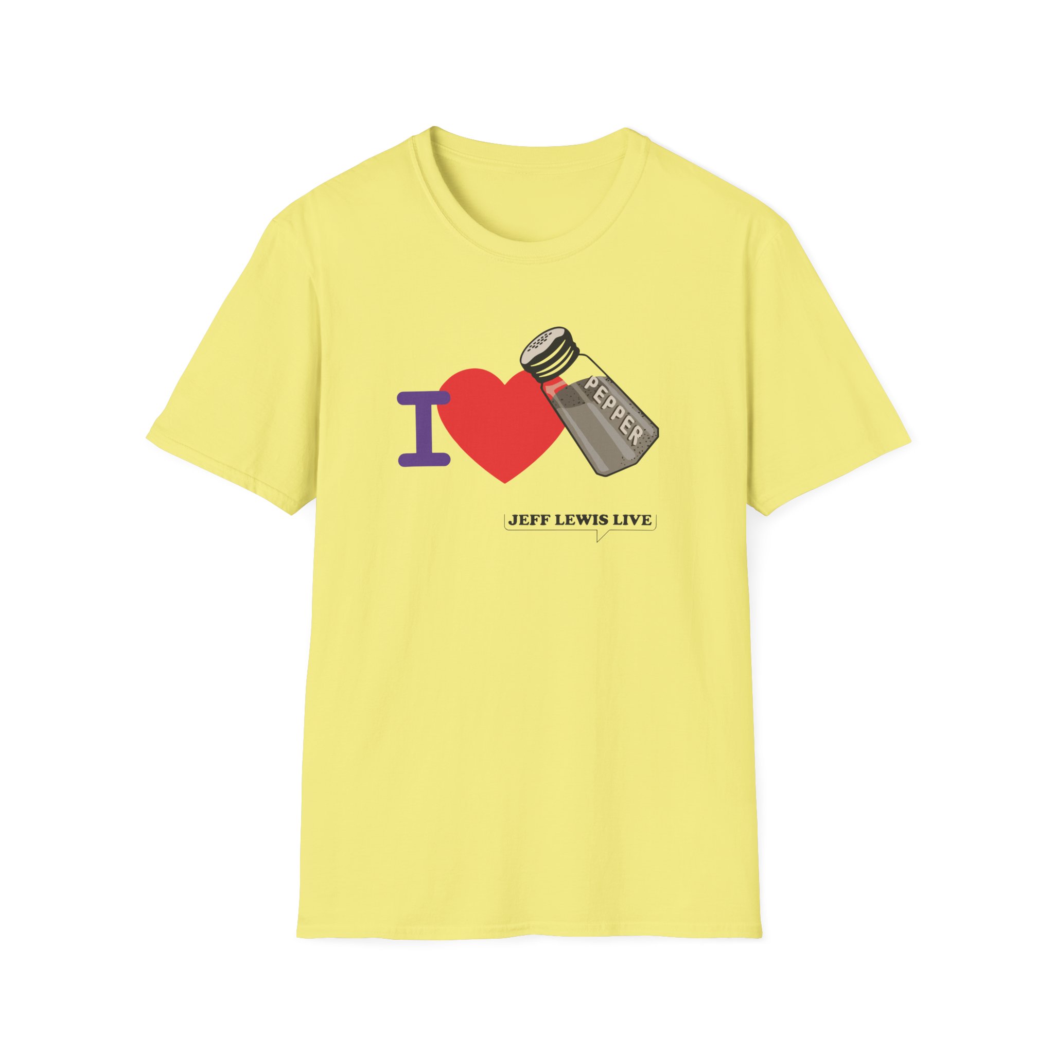 Jeff Lewis I Love Pepper Unisex Softstyle T-Shirt