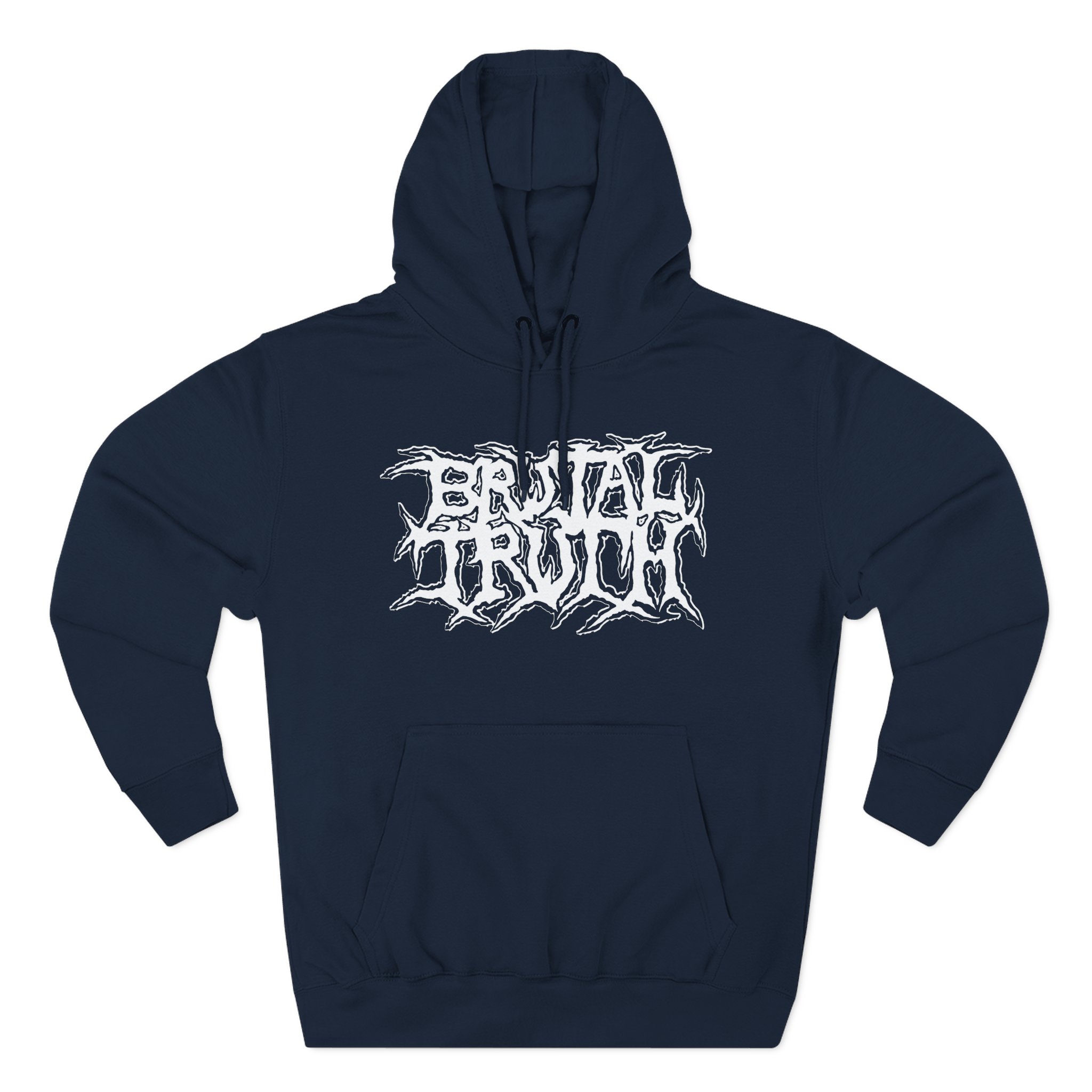 Brutal Truth Logo Three-Panel Fleece Hoodie