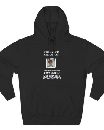 King Krule Three-Panel Fleece Hoodie