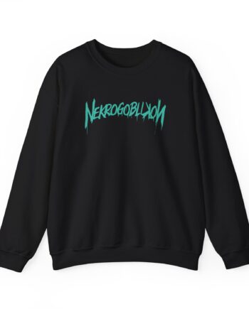 Nekrogoblikon Goblin Mode Crystal Wash Unisex Heavy Blend™ Crewneck Sweatshirt
