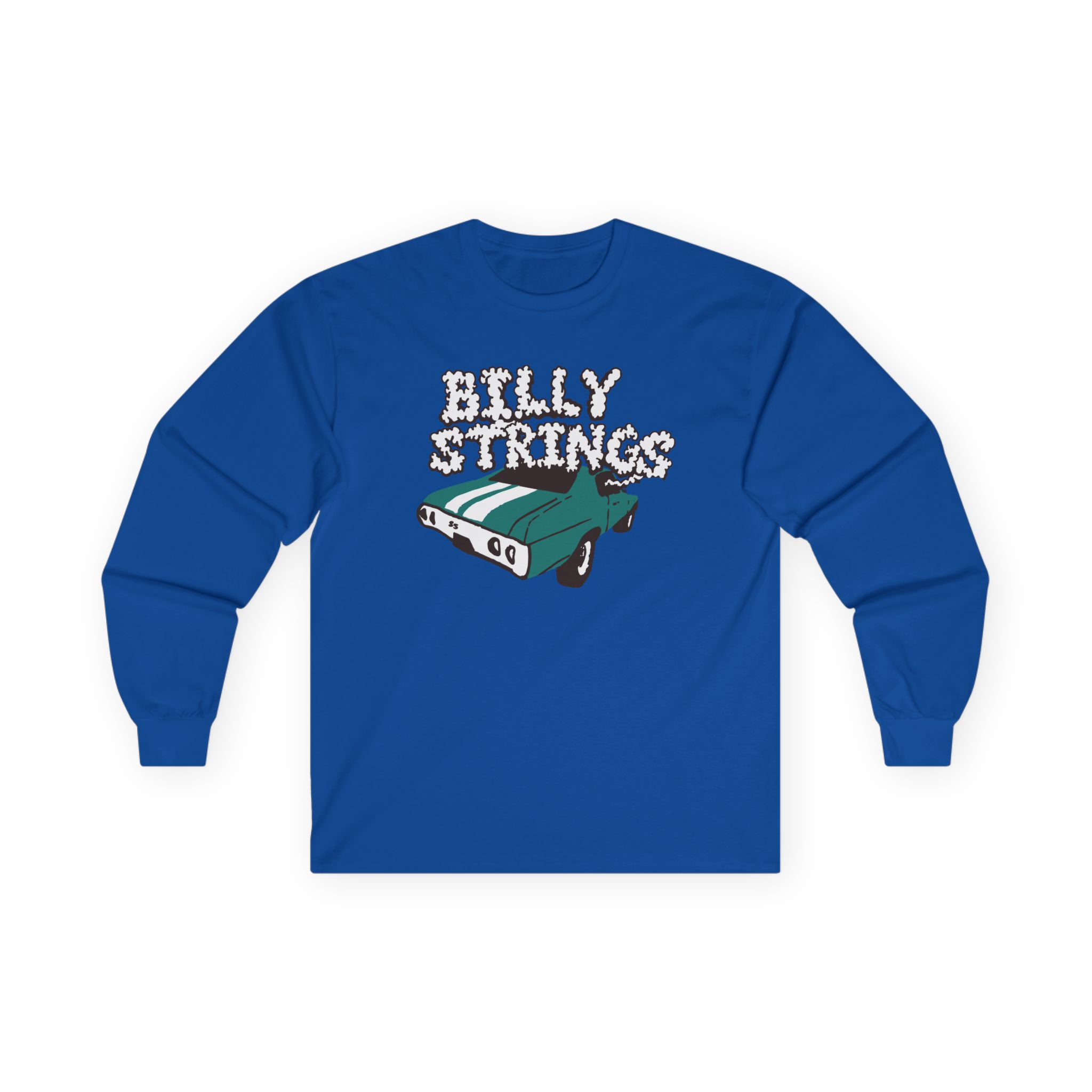 Billy Strings Imogene + Willie X Billy Strings Highway Prayers Green Car Unisex Ultra Cotton Long Sleeve Tee