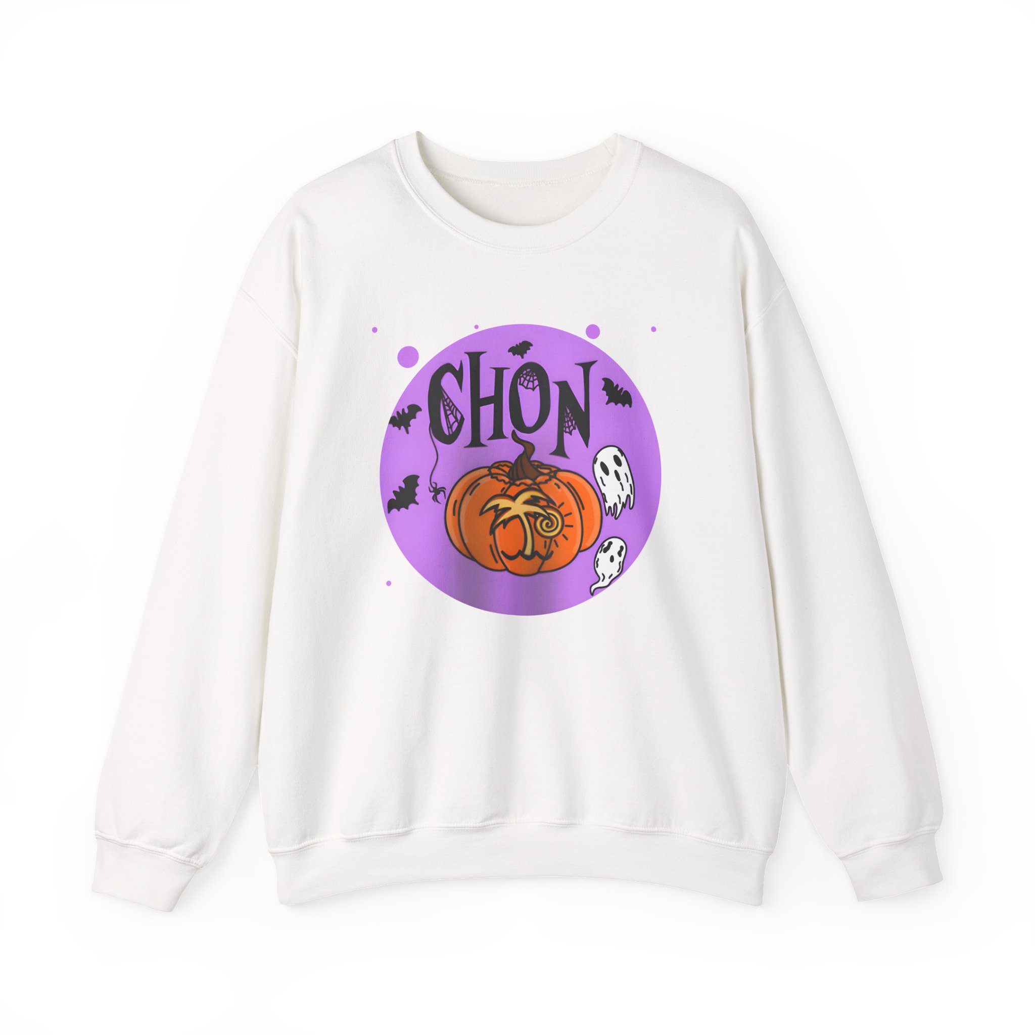Chon Spooky Halloween Unisex Heavy Blendâ„¢ Crewneck Sweatshirt