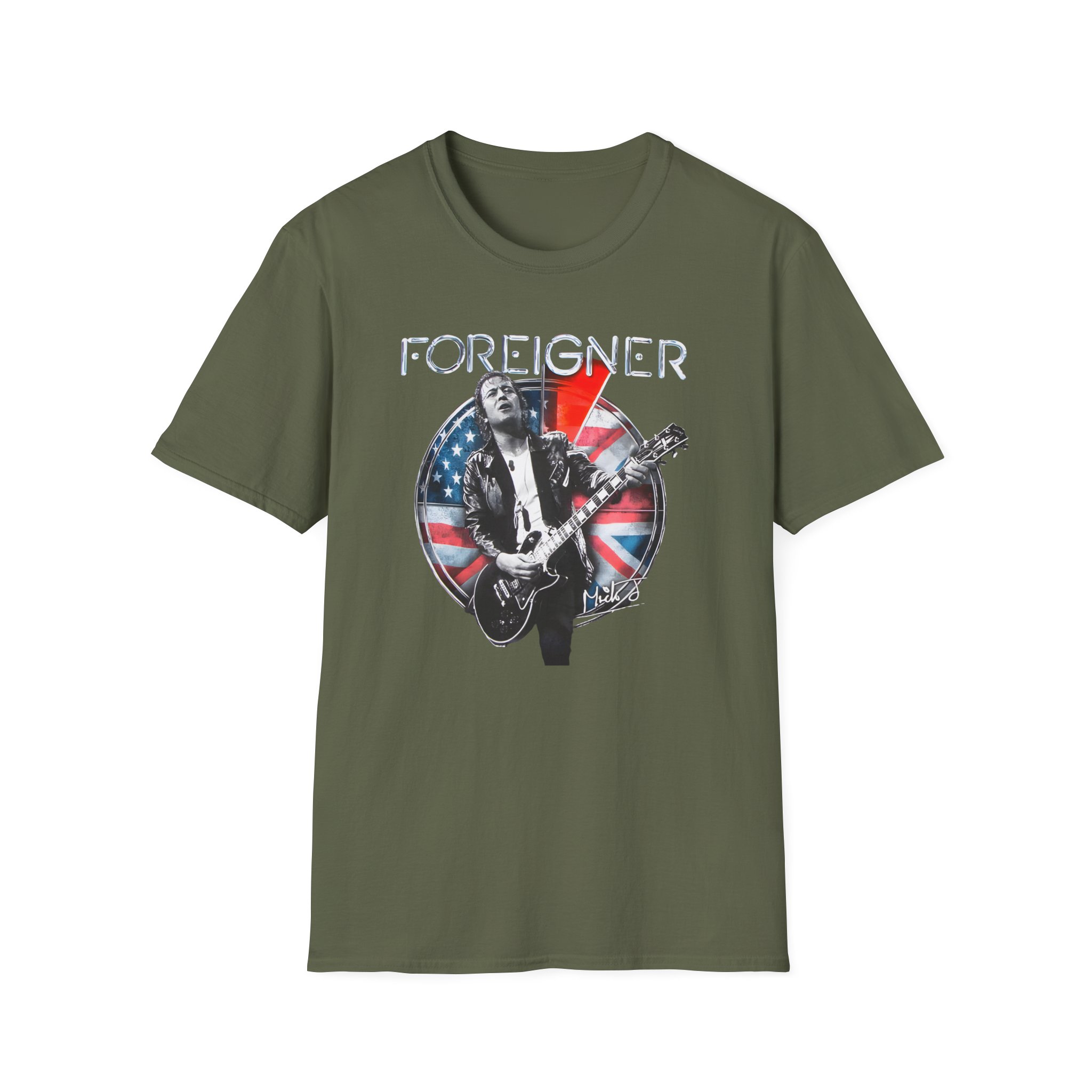 Foreigner Mick Jones Unisex Softstyle T-Shirt